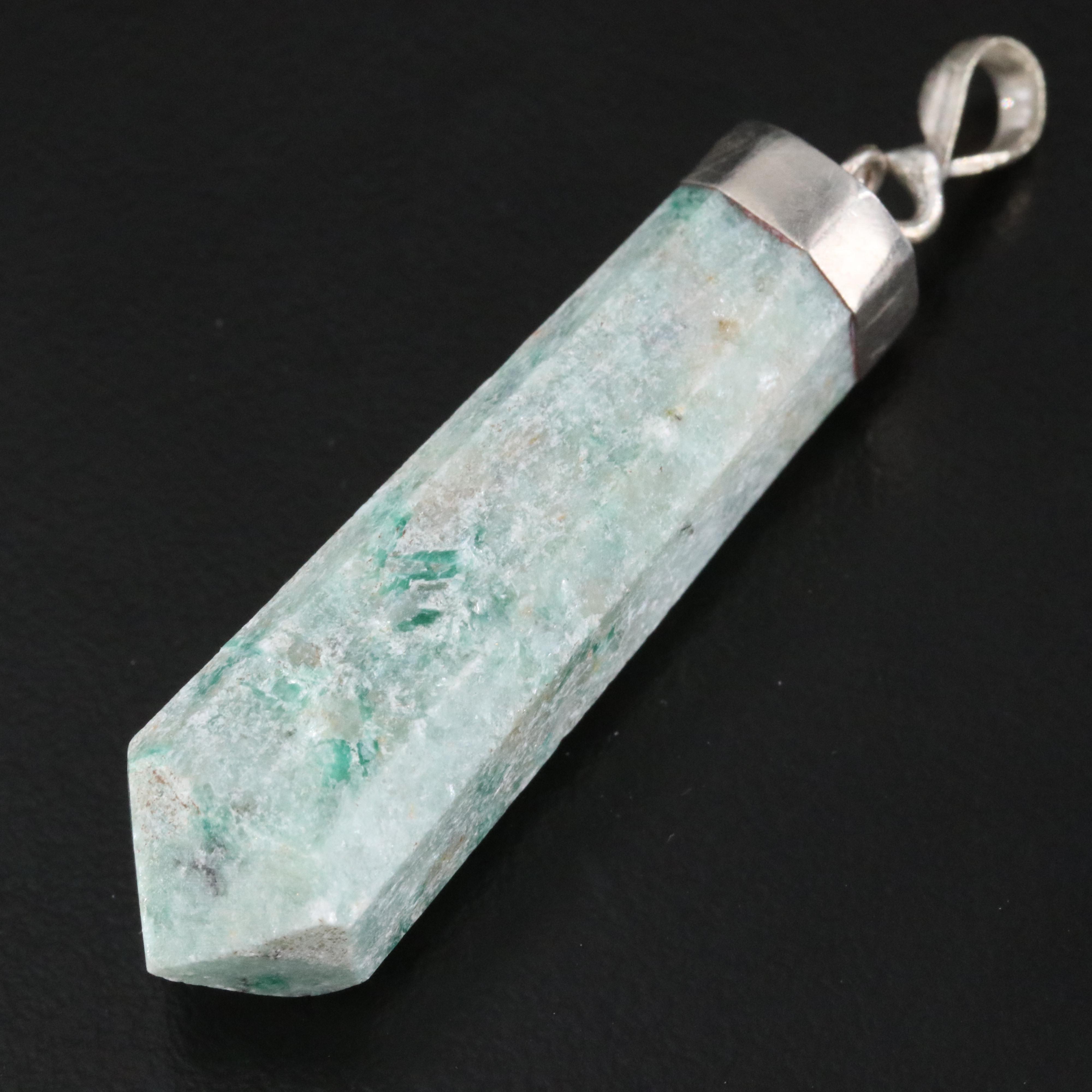 Malachite in Matrix Pendulum Pendant