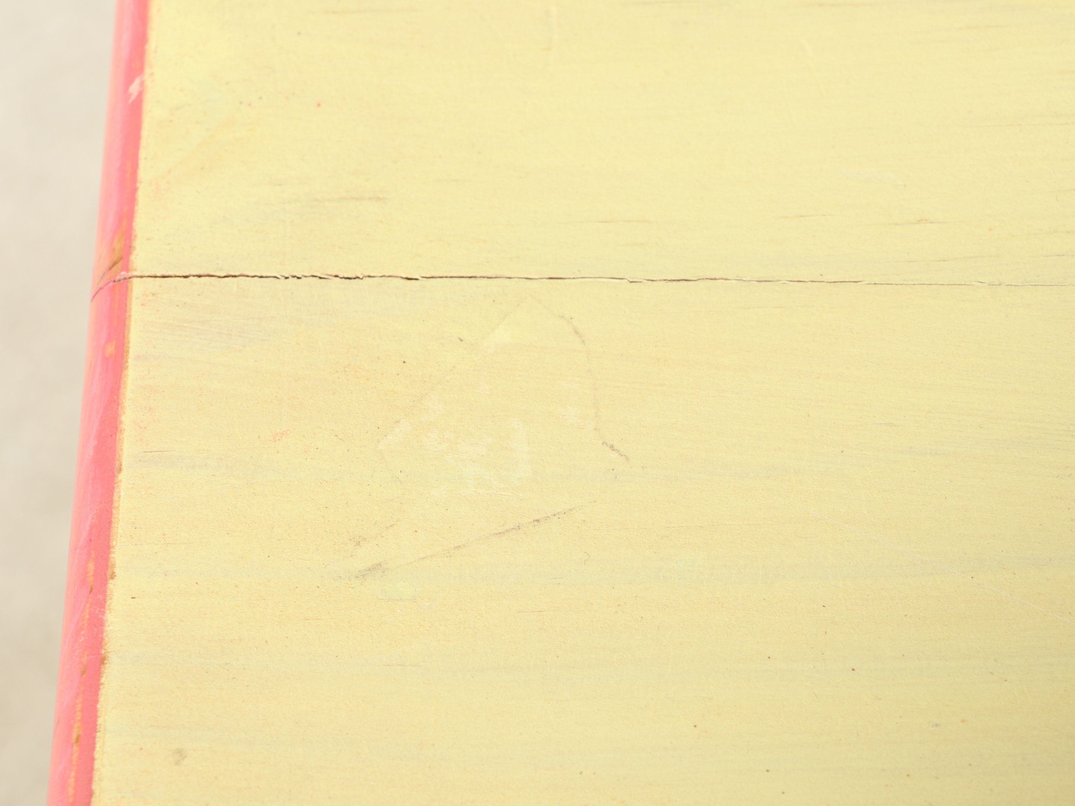 Mexican Hand-Painted Pine Two-Door Cabinet with Bird and Floral Motifs