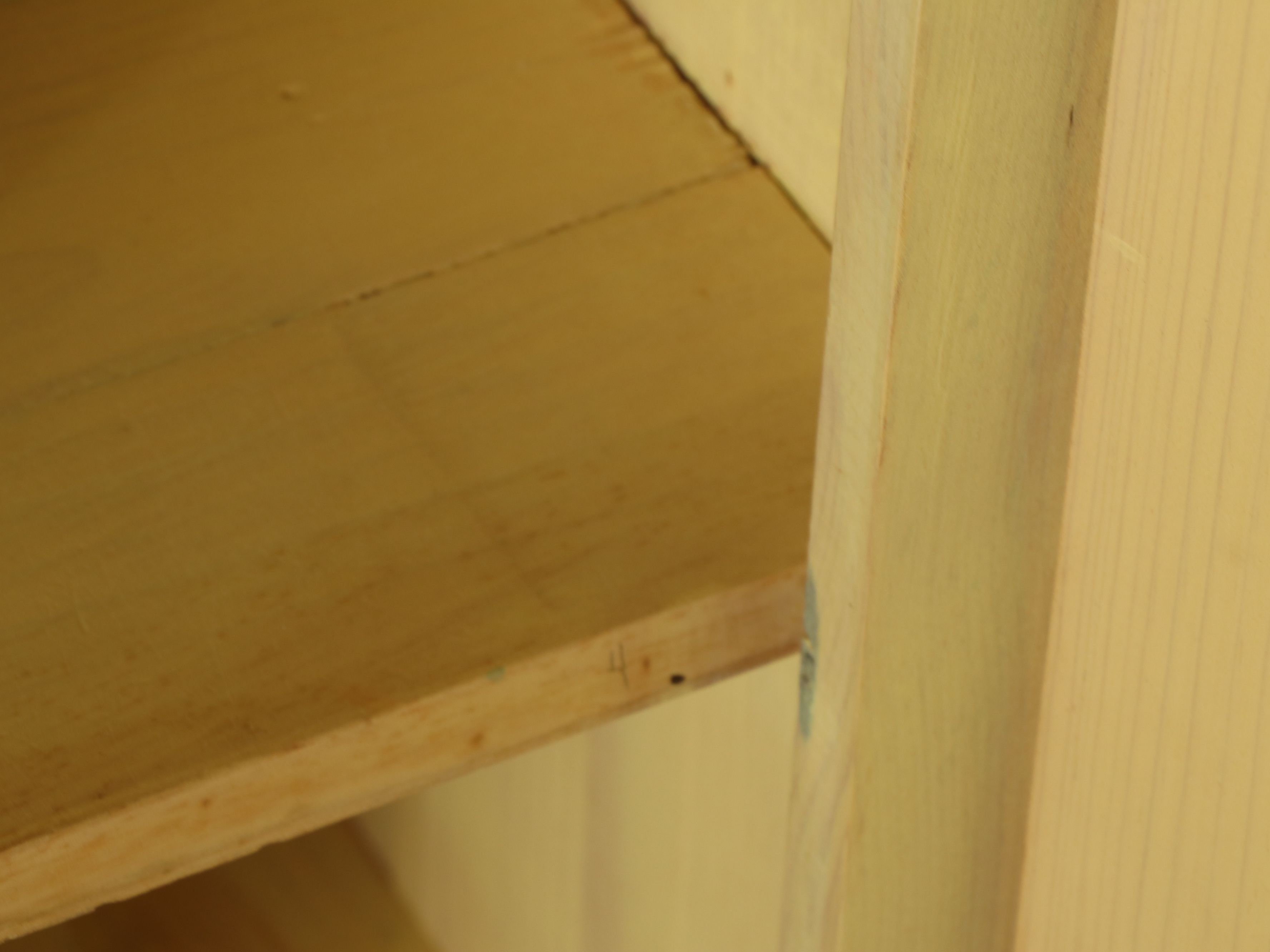 Mexican Hand-Painted Pine Two-Door Cabinet with Bird and Floral Motifs
