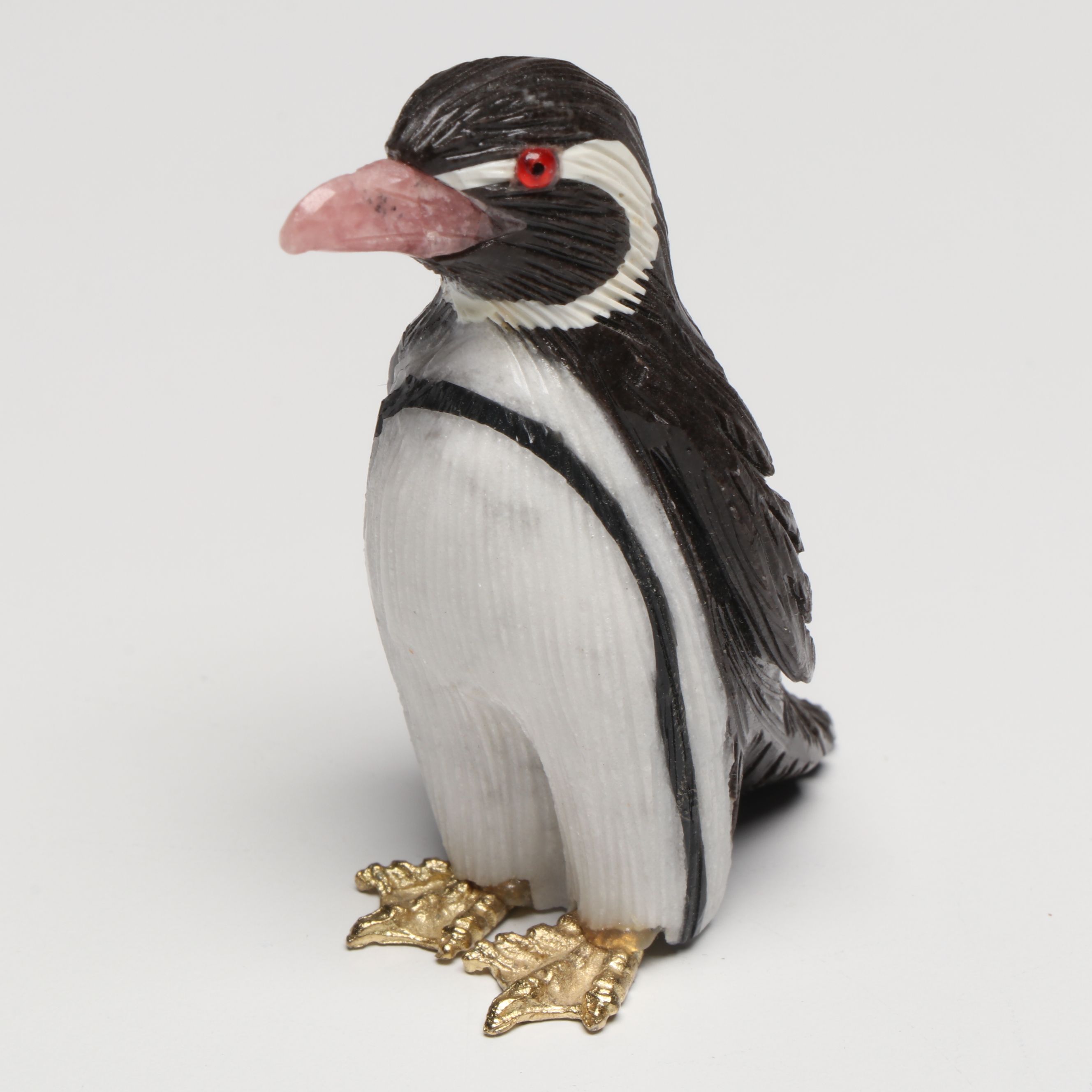 American Greetings Brass with Other Glass and Resin Penguin Figures