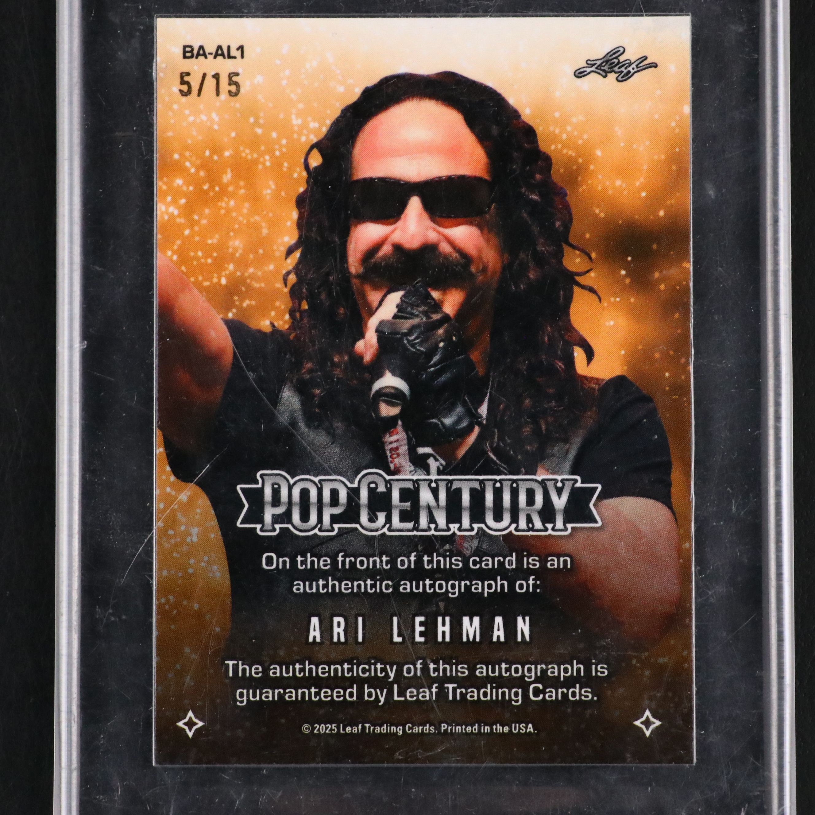 Ari Lehman Signed "Friday The 13th" Hockey Jersey with Signed Trading Card