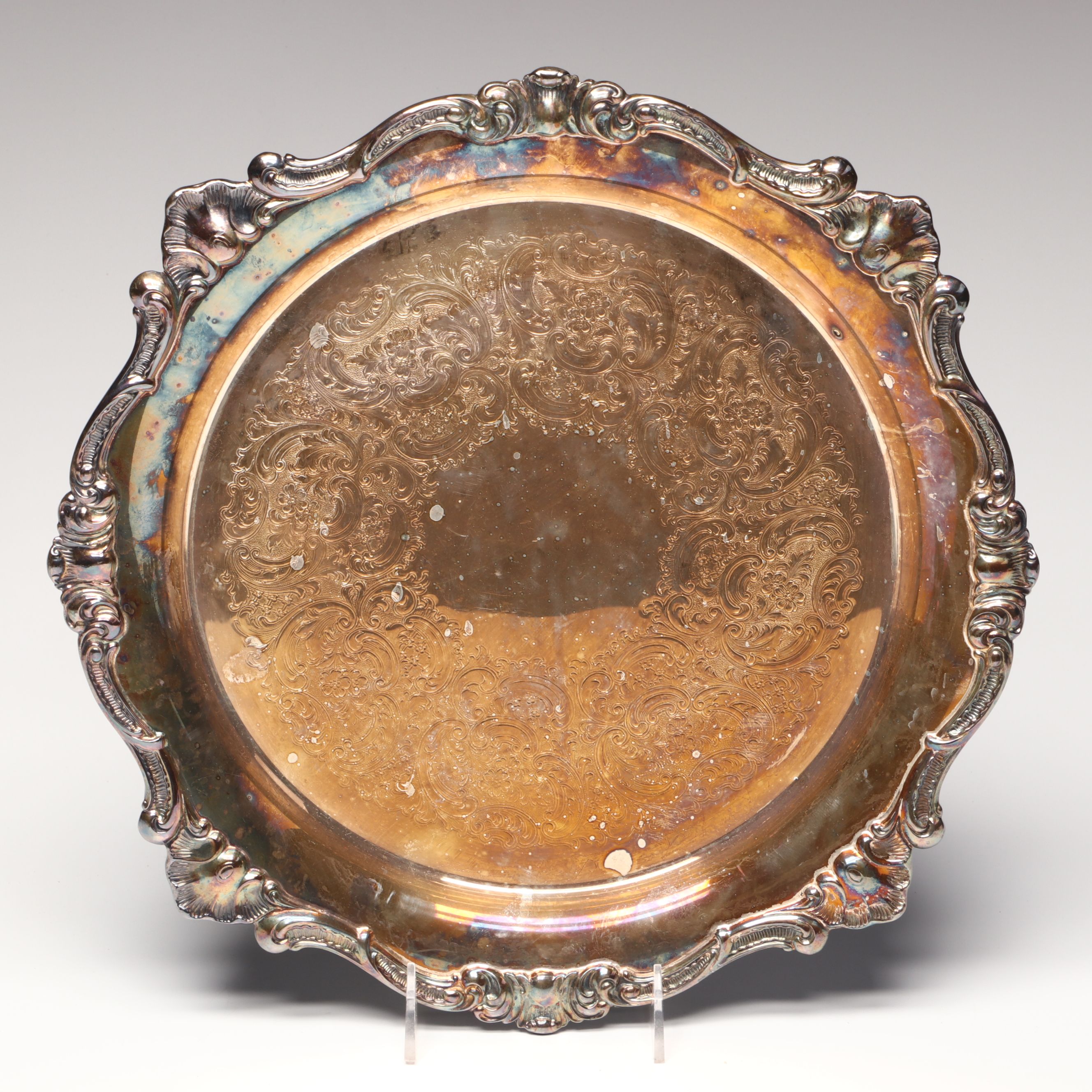 Web Sterling Silver Baby Cup with Other American Silver Plate Serveware