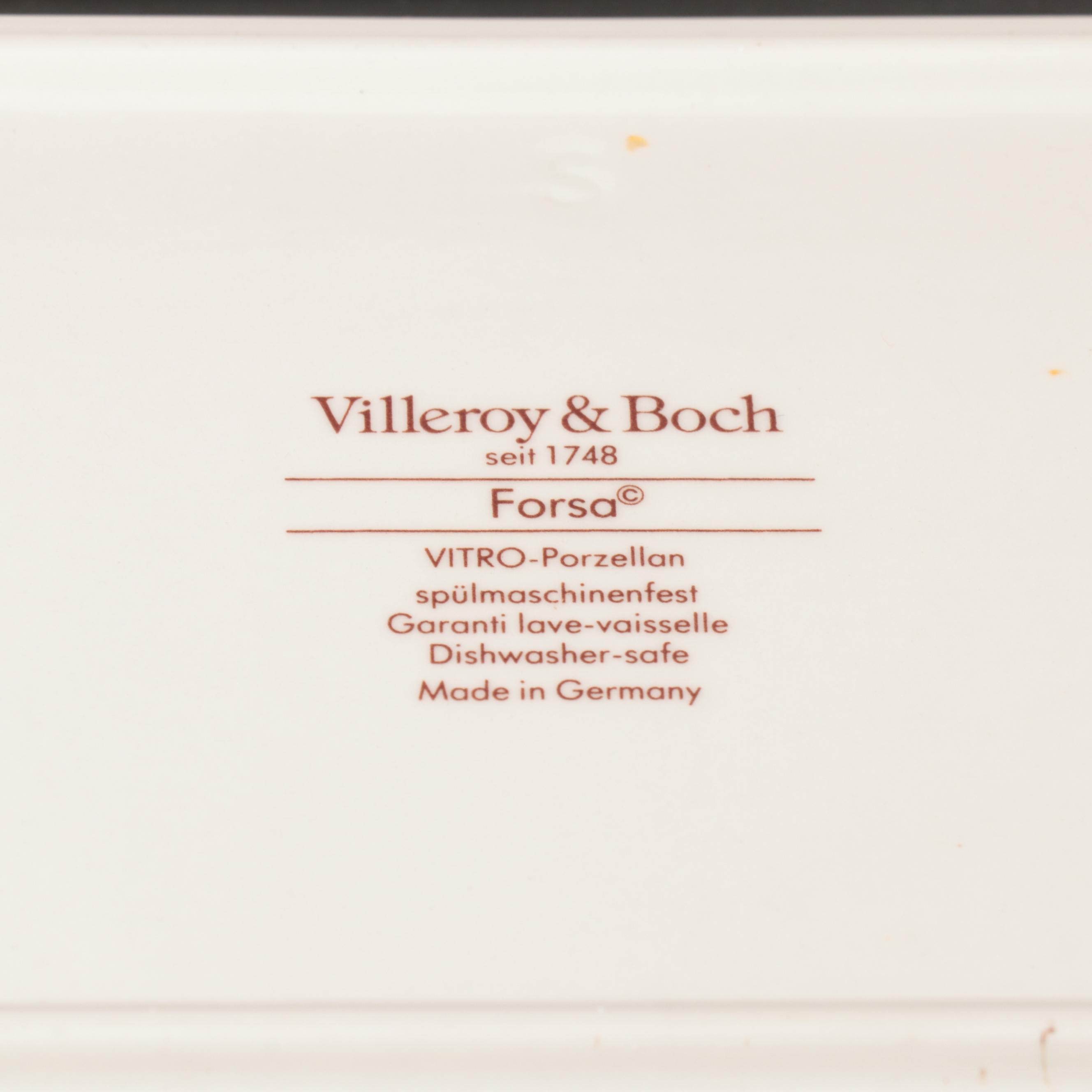 Villeroy & Boch "Forsa" Porcelain Serving Trays and Bakeware