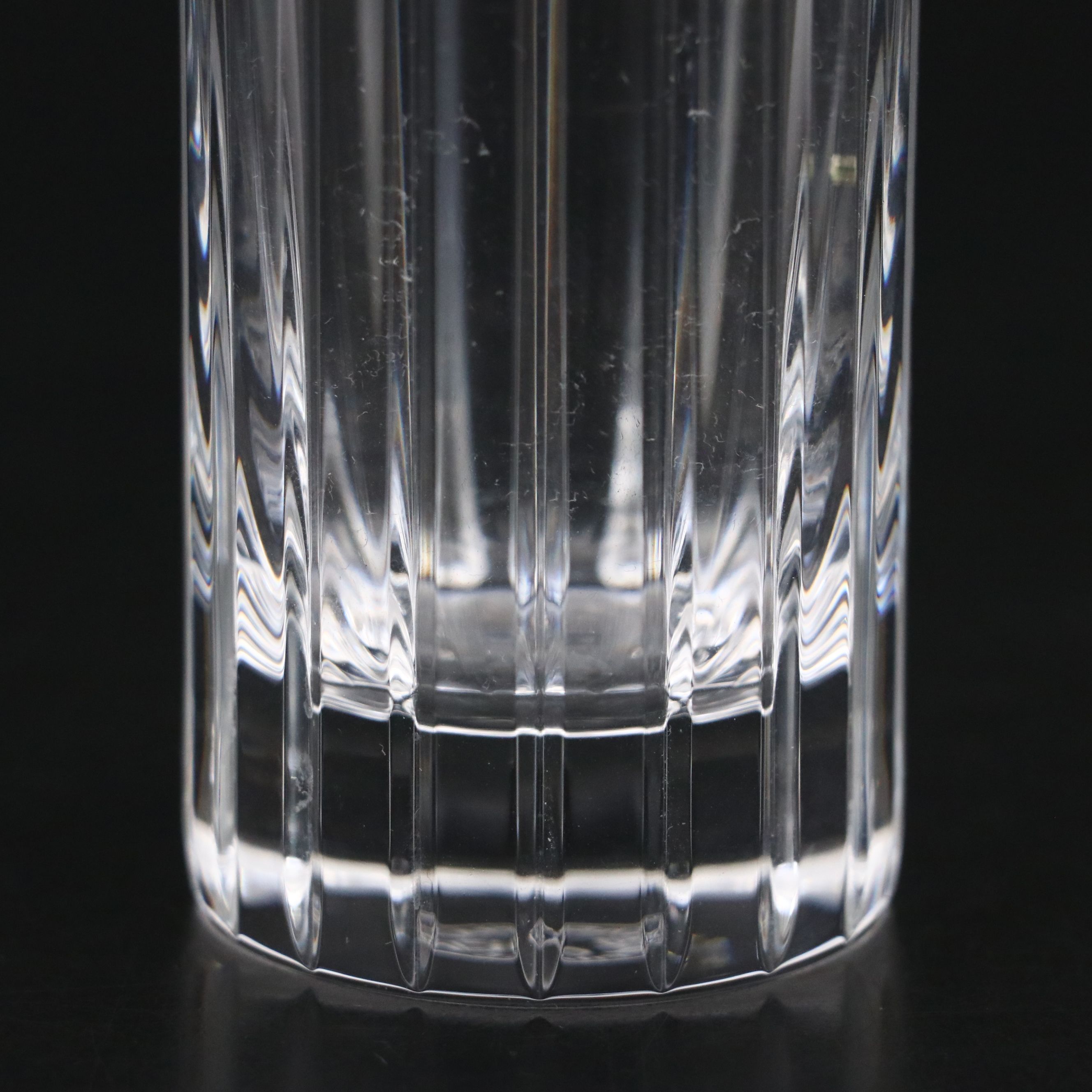 Baccarat "Harmonie" Crystal Bud Vase with "Swirl" Lidded Box