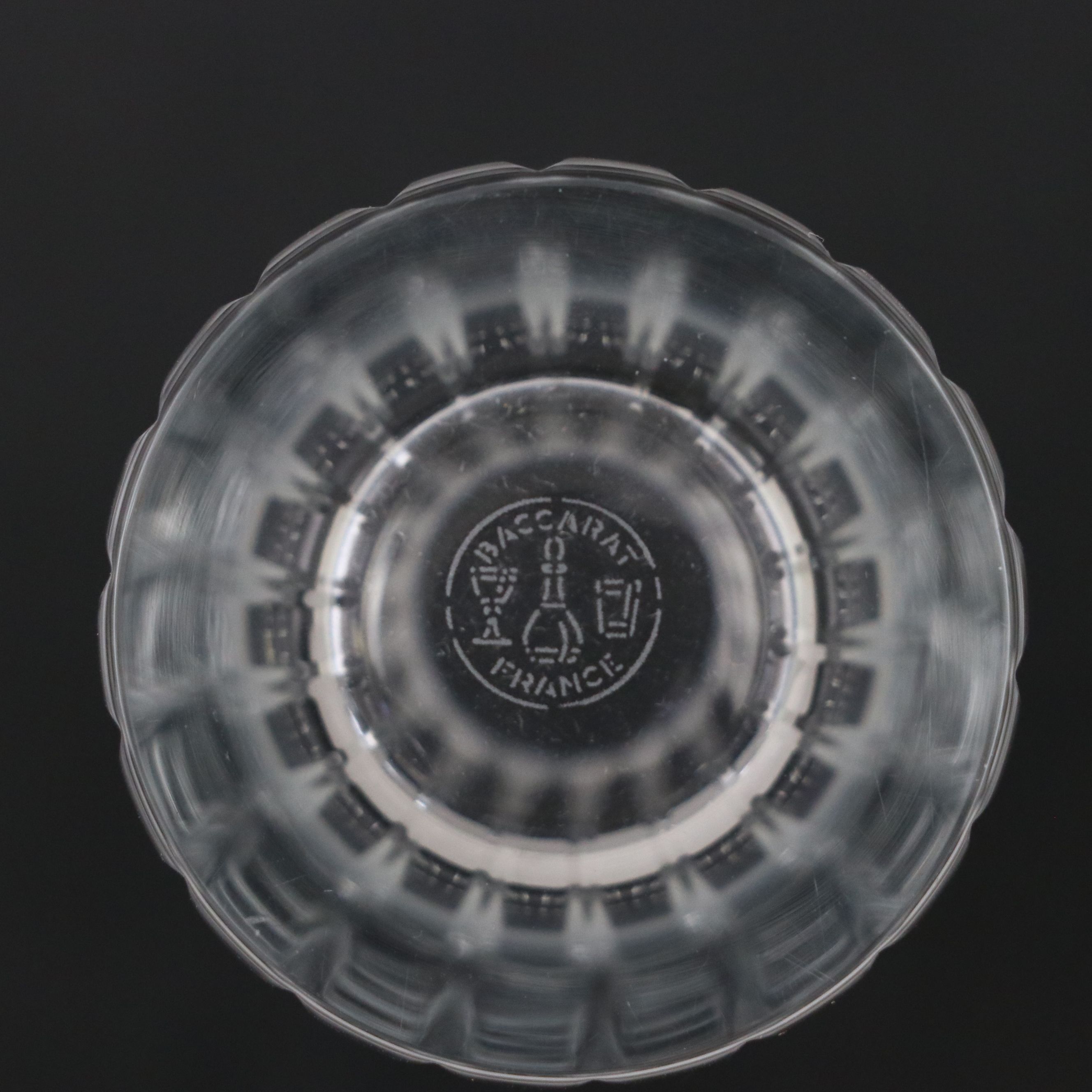 Baccarat "Harmonie" Crystal Bud Vase with "Swirl" Lidded Box