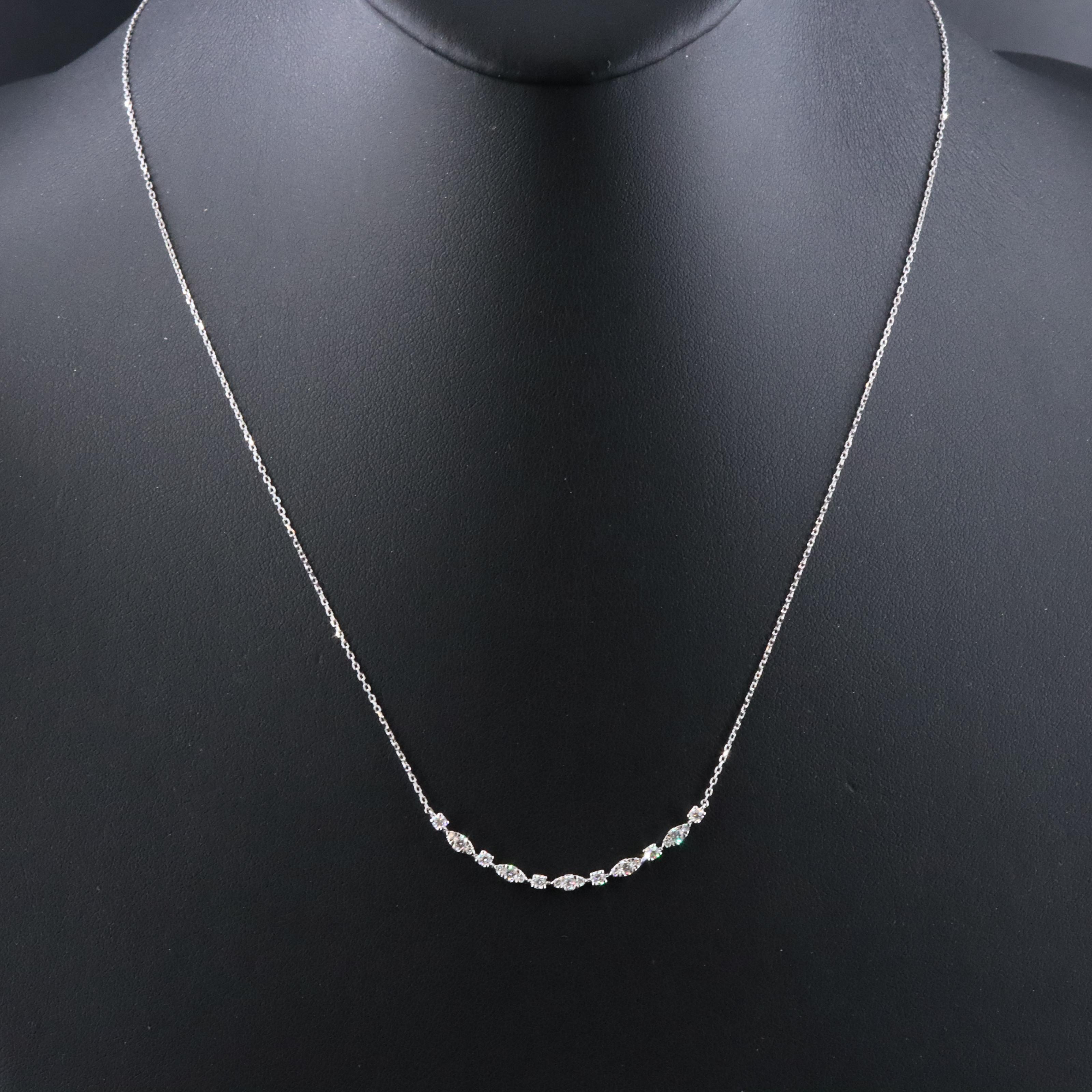 14K 0.40 CTW Lab Grown Diamond Necklace