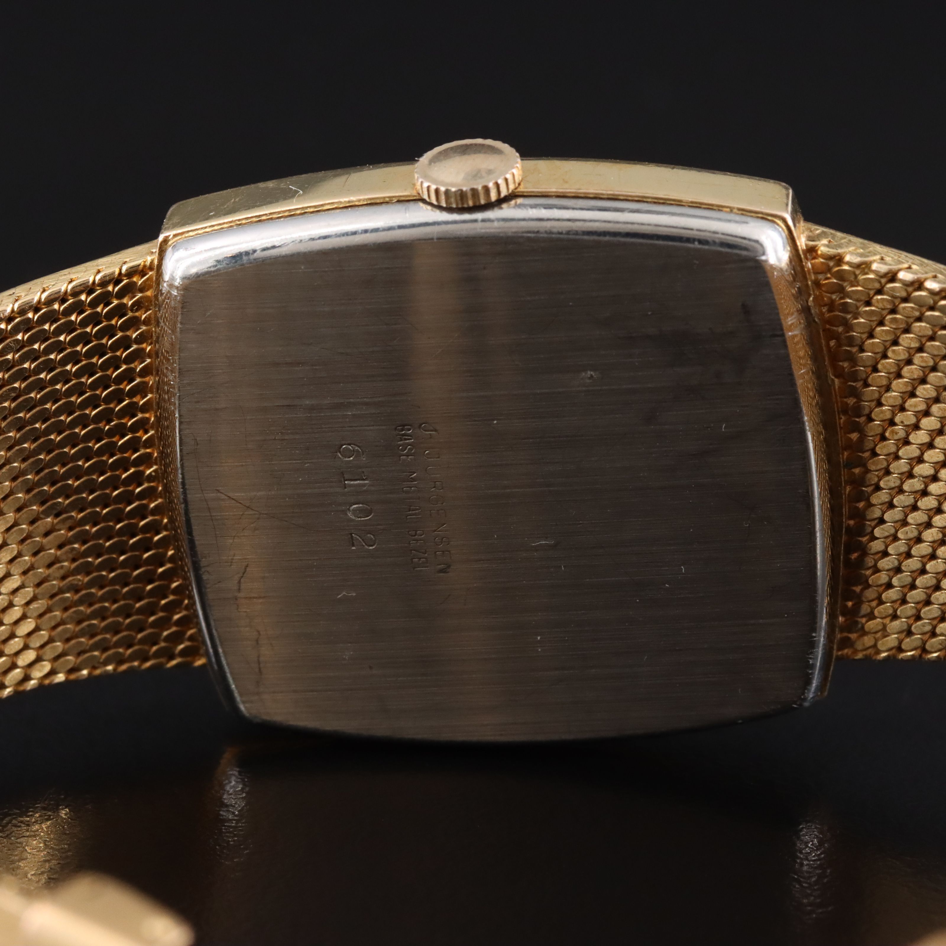 Jules Jurgensen Classic Black Dial Dress Watch #6102