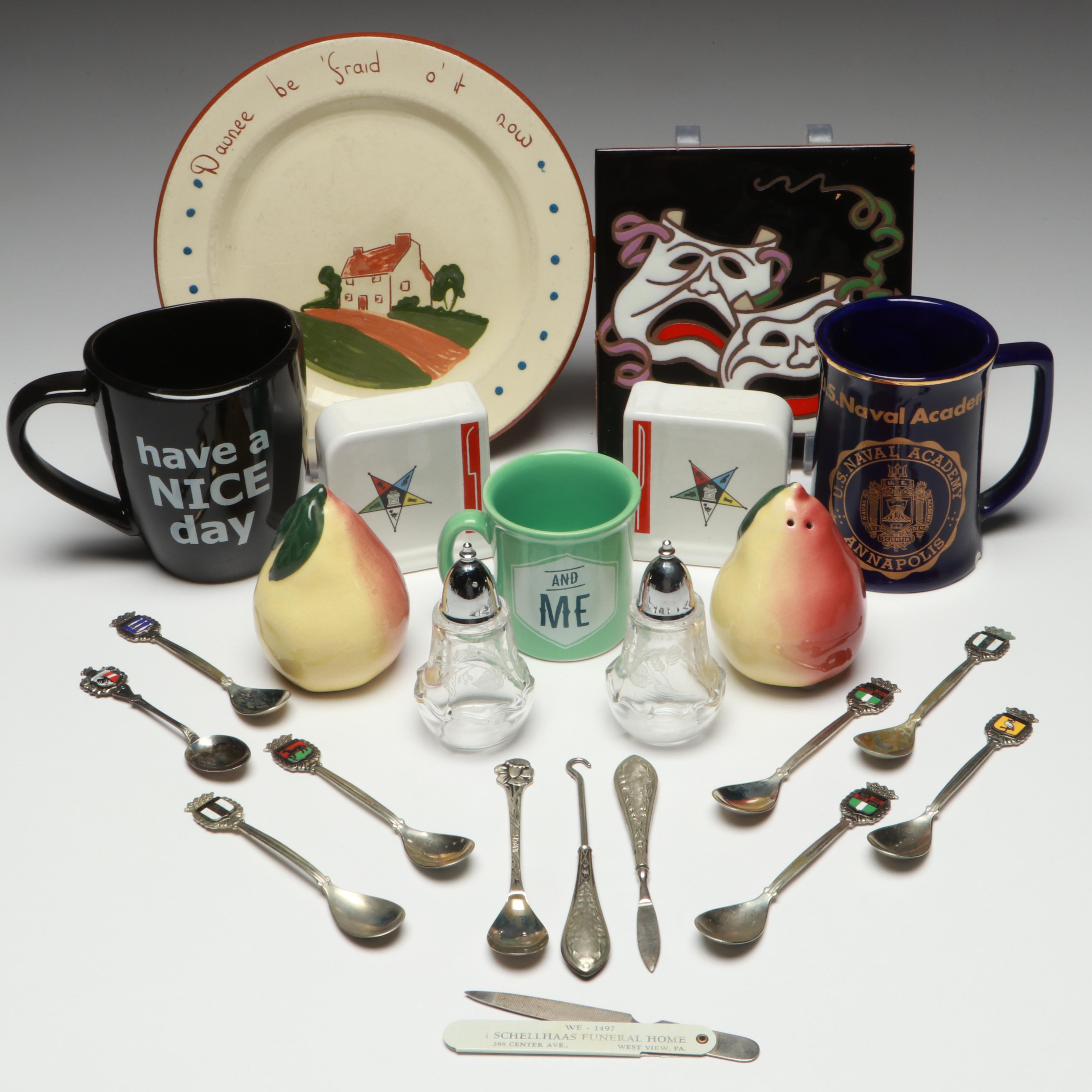 Novelty Salt and Pepper Shakers, Mugs and Other Table Accessories