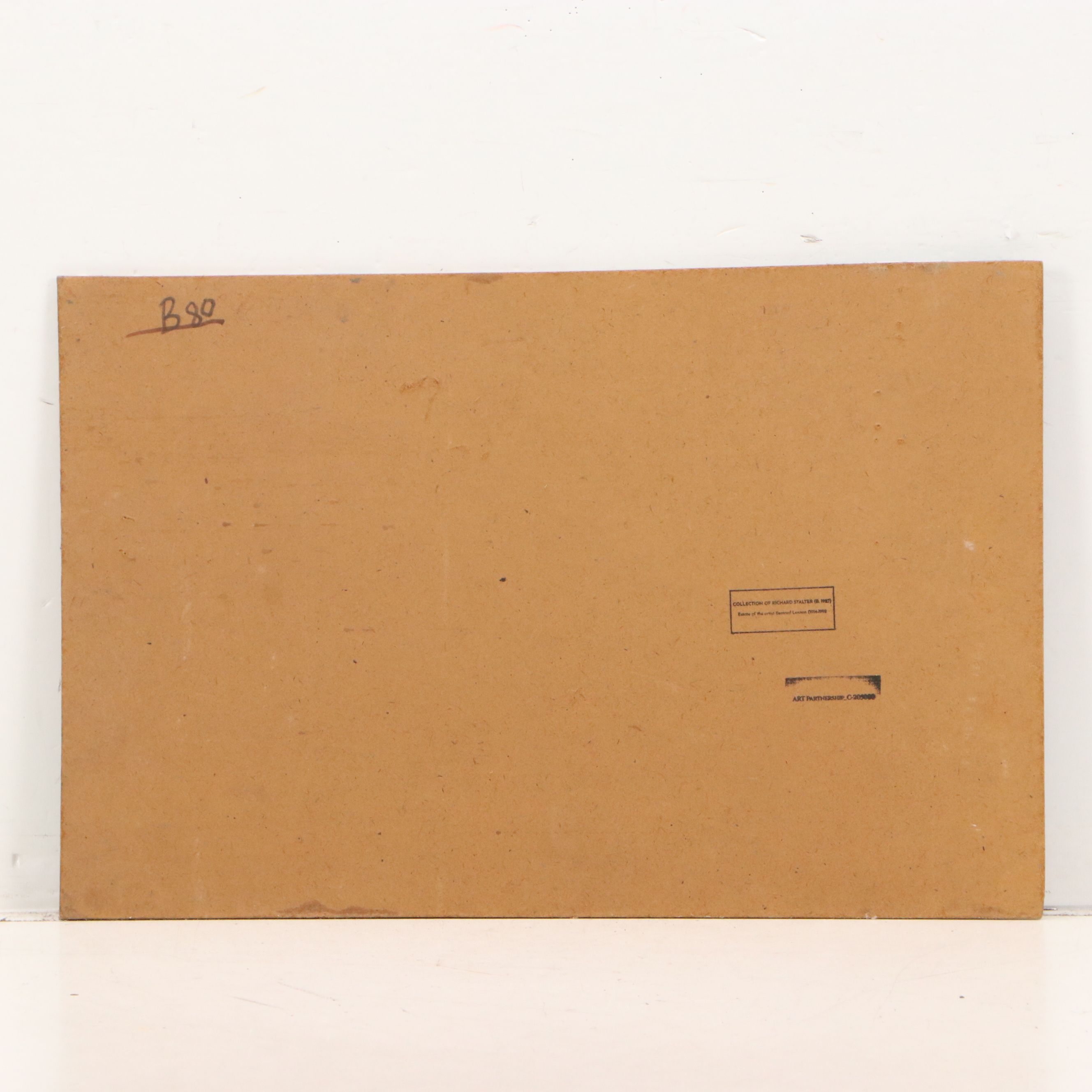 Bernard Lennon Oil Painting of Coastal Cliffs, Mid-20th Century