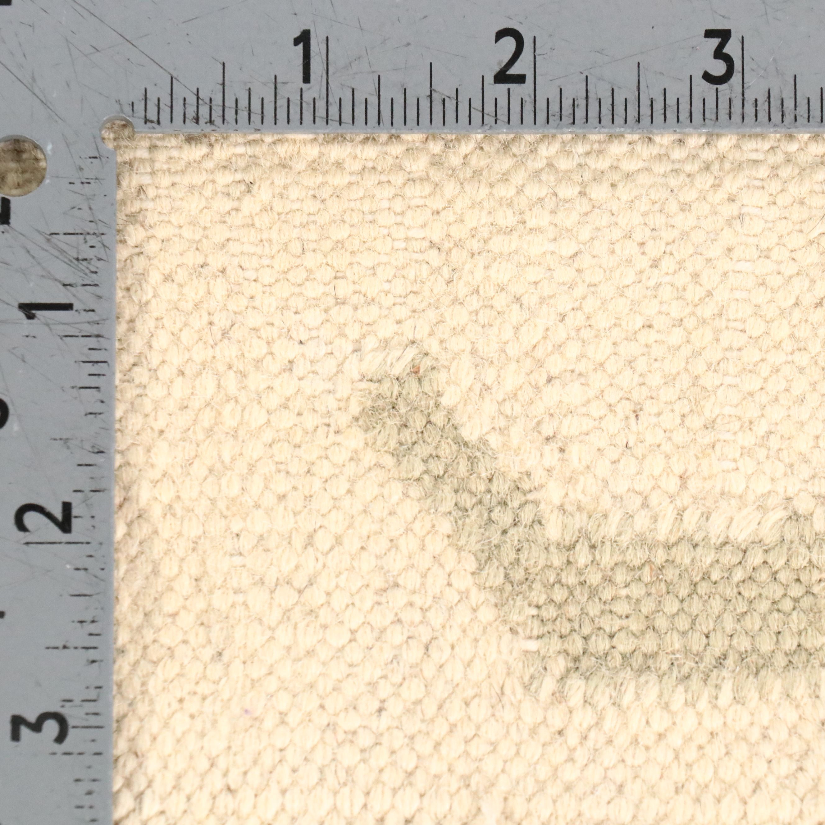 5'5 x 8'9 Handwoven Indian Dhurrie Area Rug