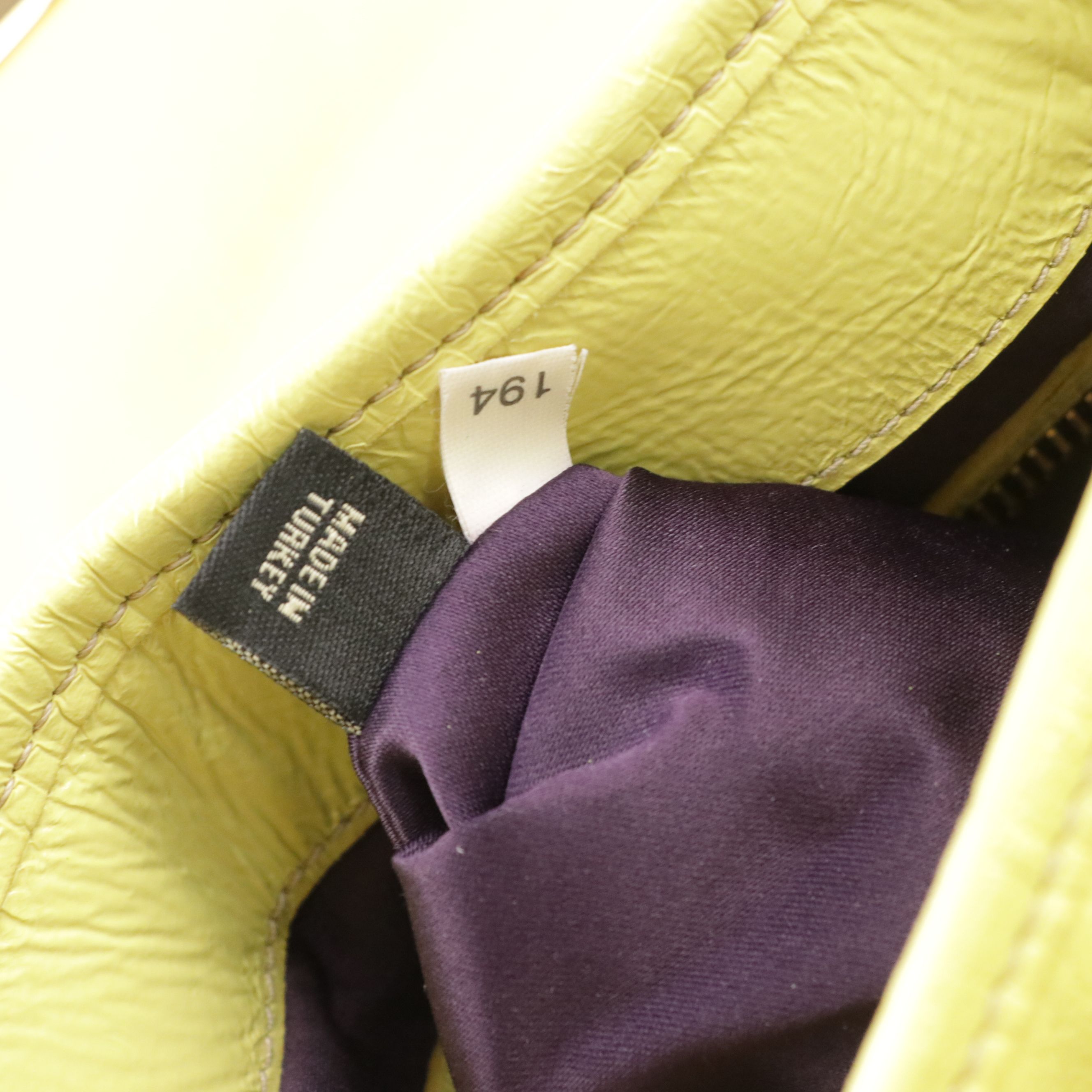 Miu Miu Matelassé Crinkled Leather Two-Way Bag with Braided Handle