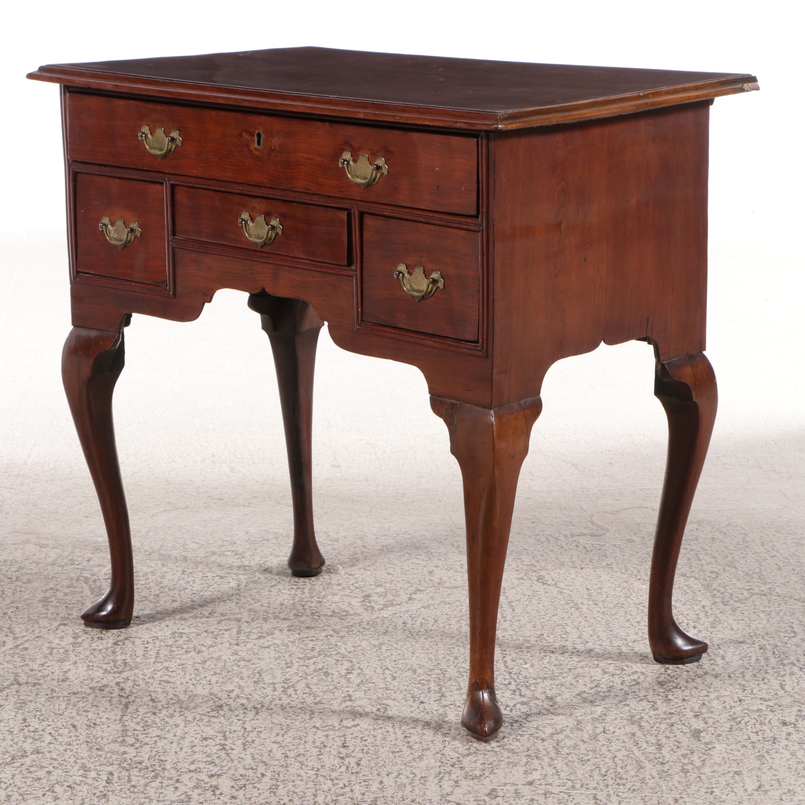 Queen Anne Style Mahogany Low Boy, 19th Century