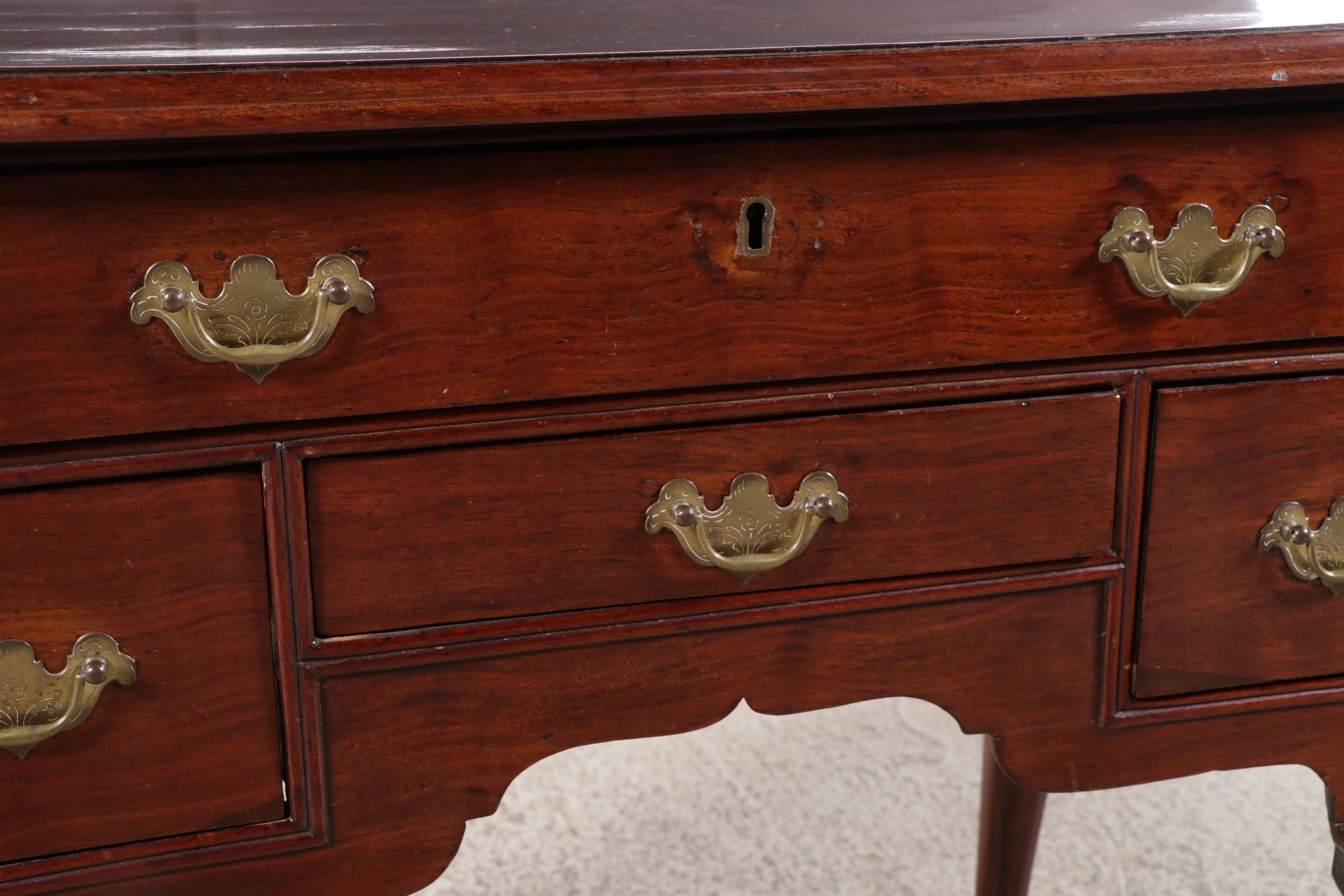 Queen Anne Style Mahogany Low Boy, 19th Century