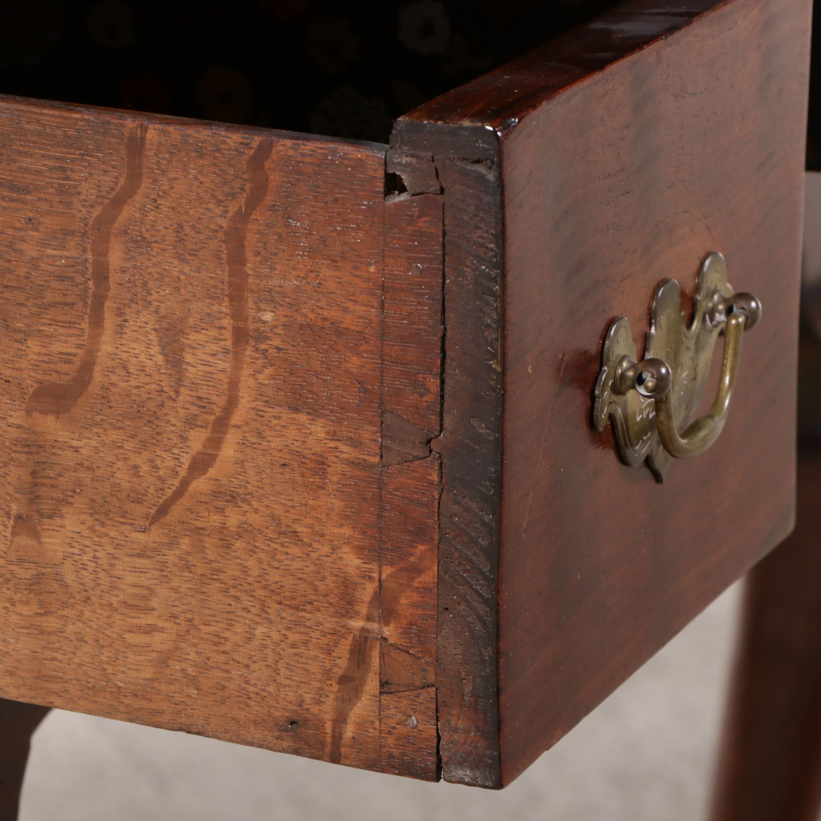 Queen Anne Style Mahogany Low Boy, 19th Century