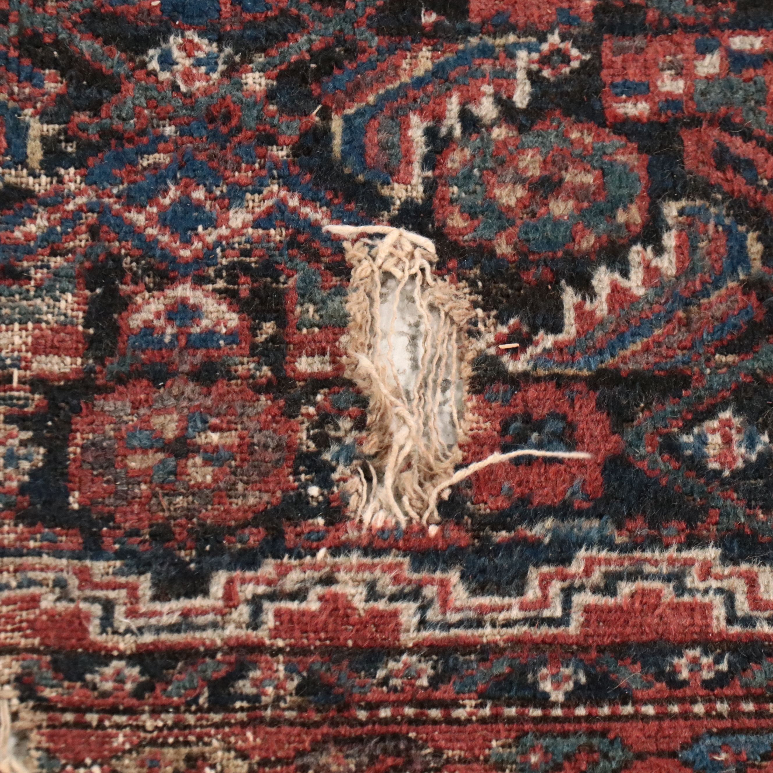 5'3 x 6'3 Hand-Knotted Persian Veramin Area Rug