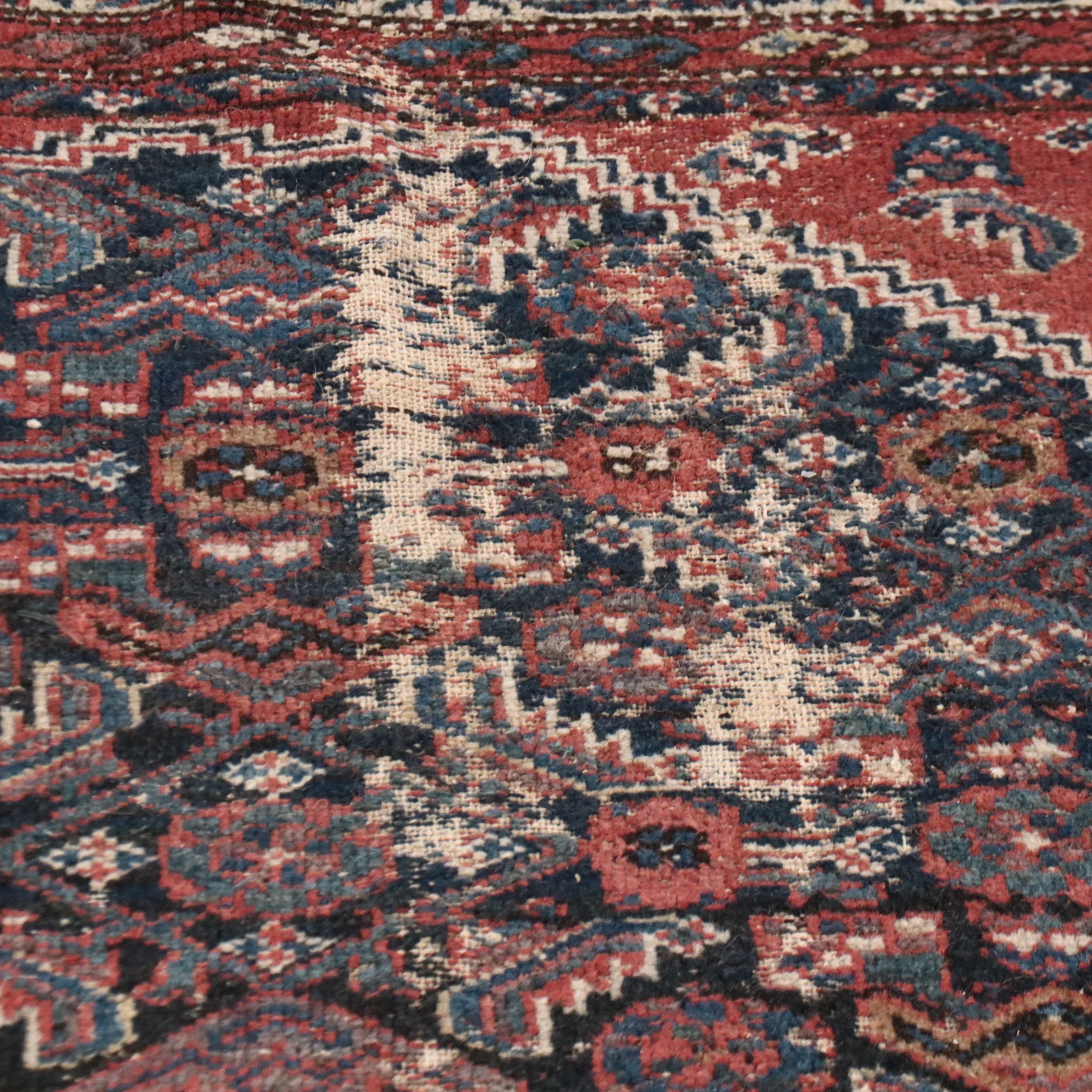 5'3 x 6'3 Hand-Knotted Persian Veramin Area Rug