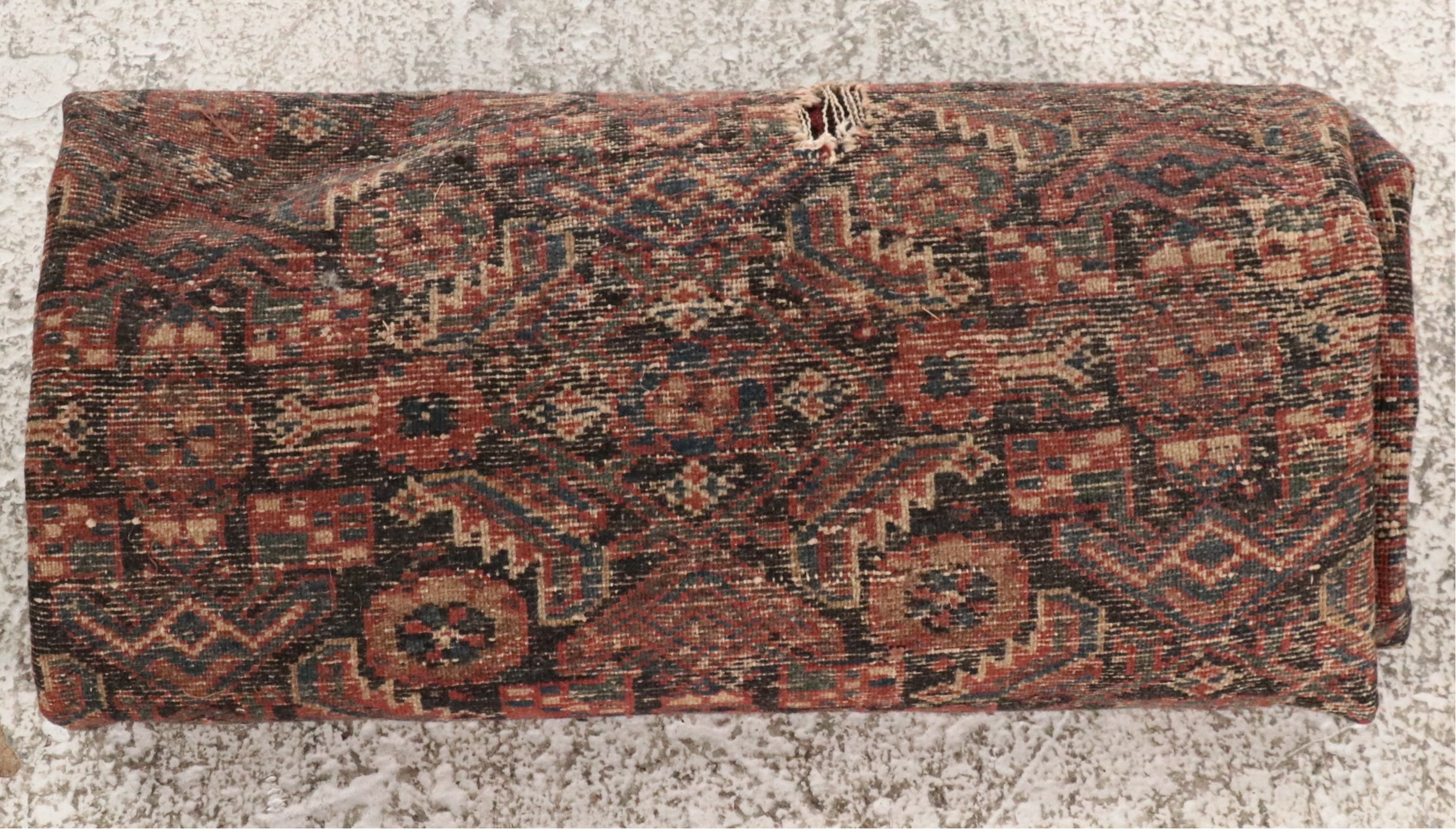 5'3 x 6'3 Hand-Knotted Persian Veramin Area Rug