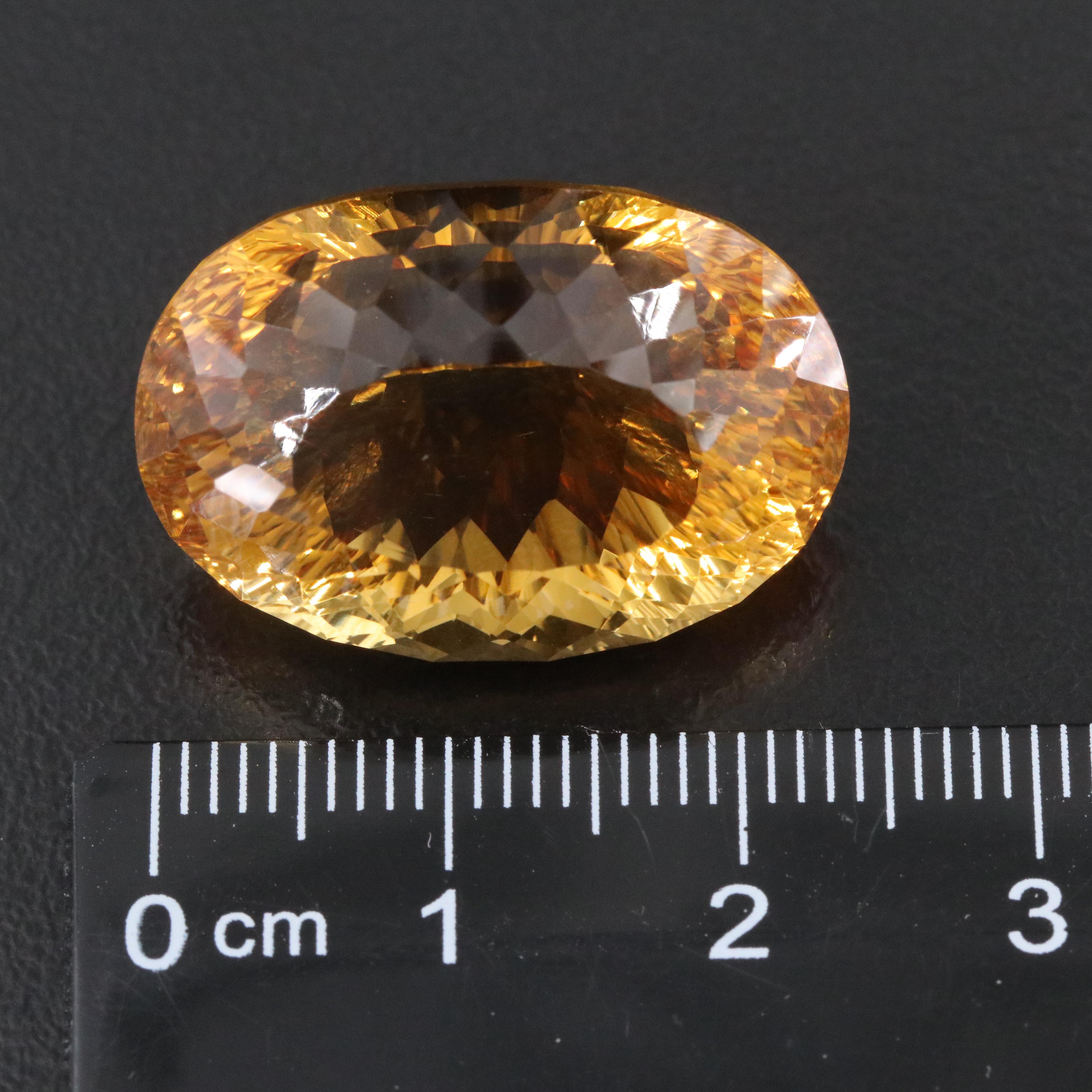 Loose 36.16 CT Citrine