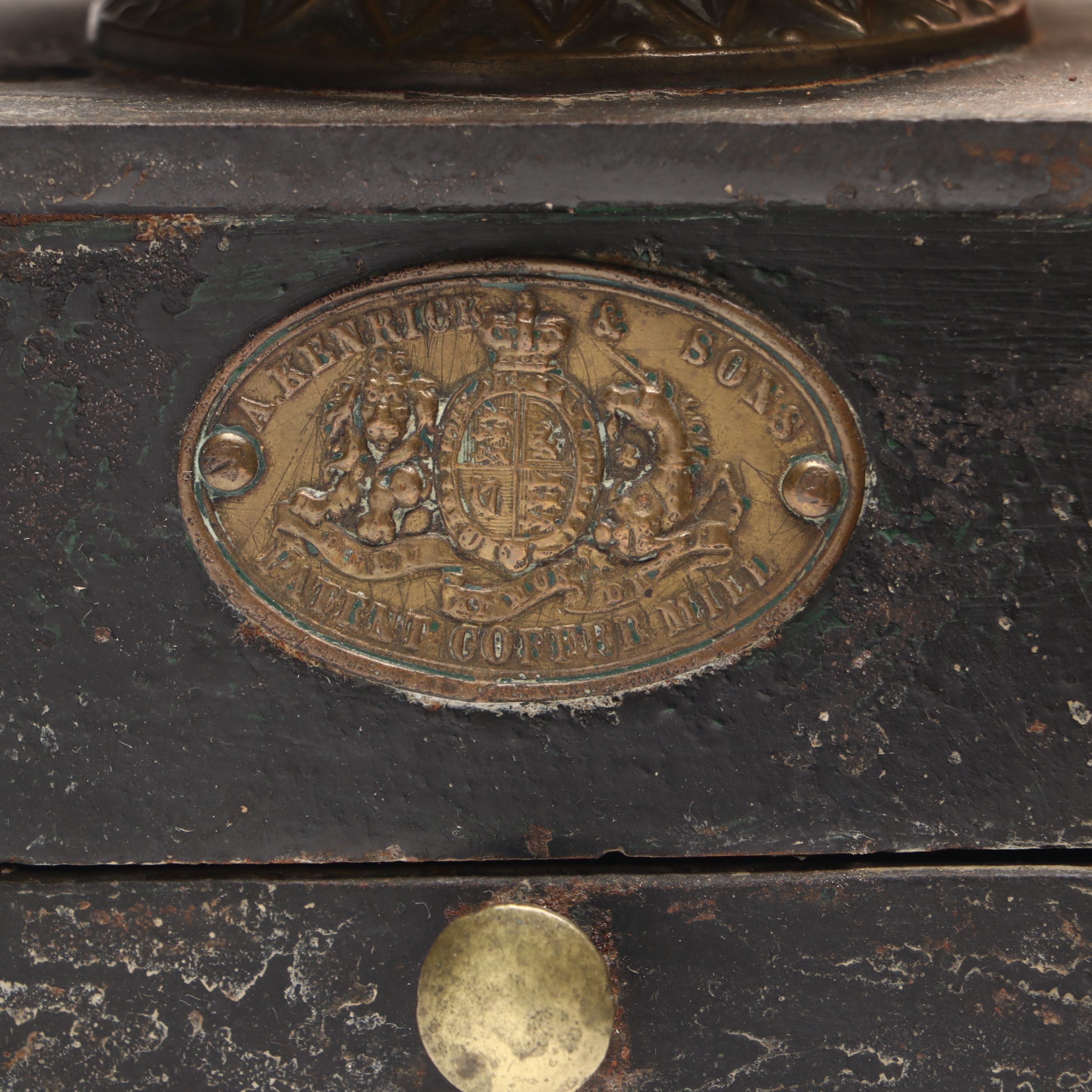 A. Kenrick & Sons Antique Iron Coffee Mill and More Primitive Homeware