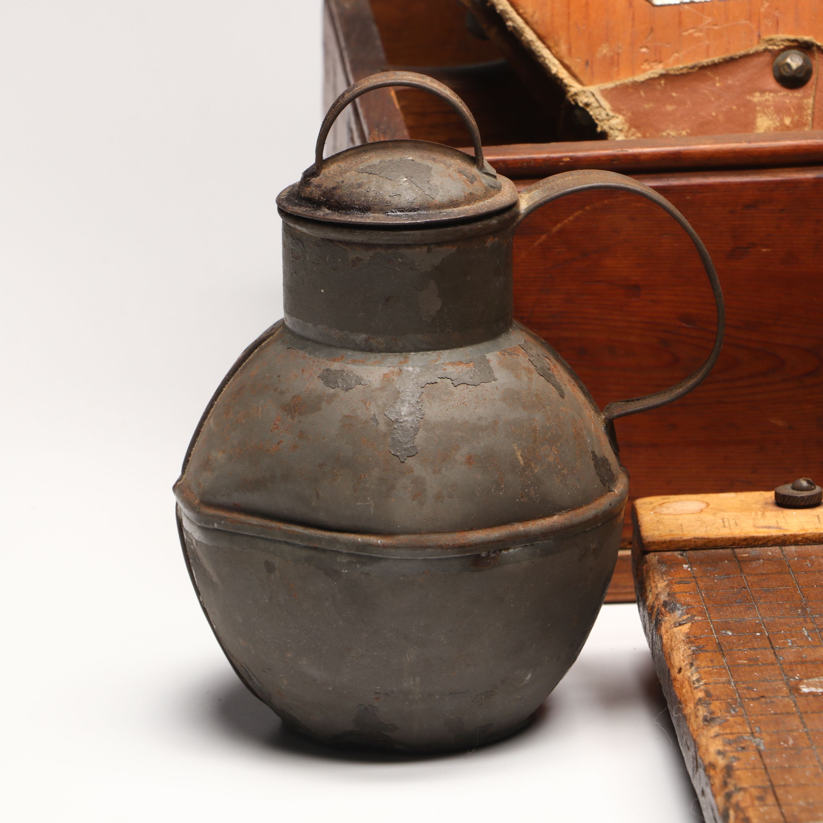 A. Kenrick & Sons Antique Iron Coffee Mill and More Primitive Homeware