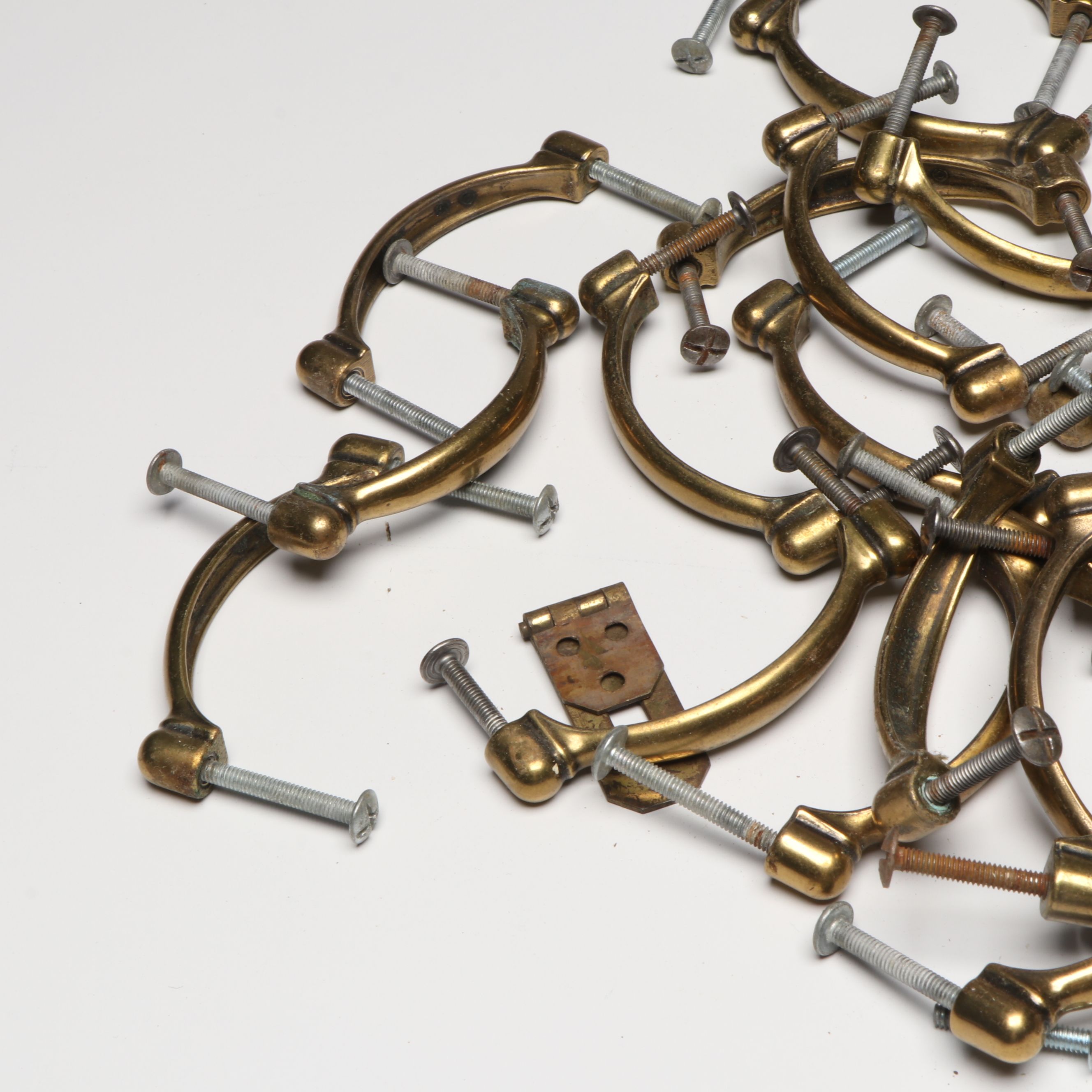 Dutch Wooden Pipe Rack with Bill Spike and More Brass and Metal Hardware