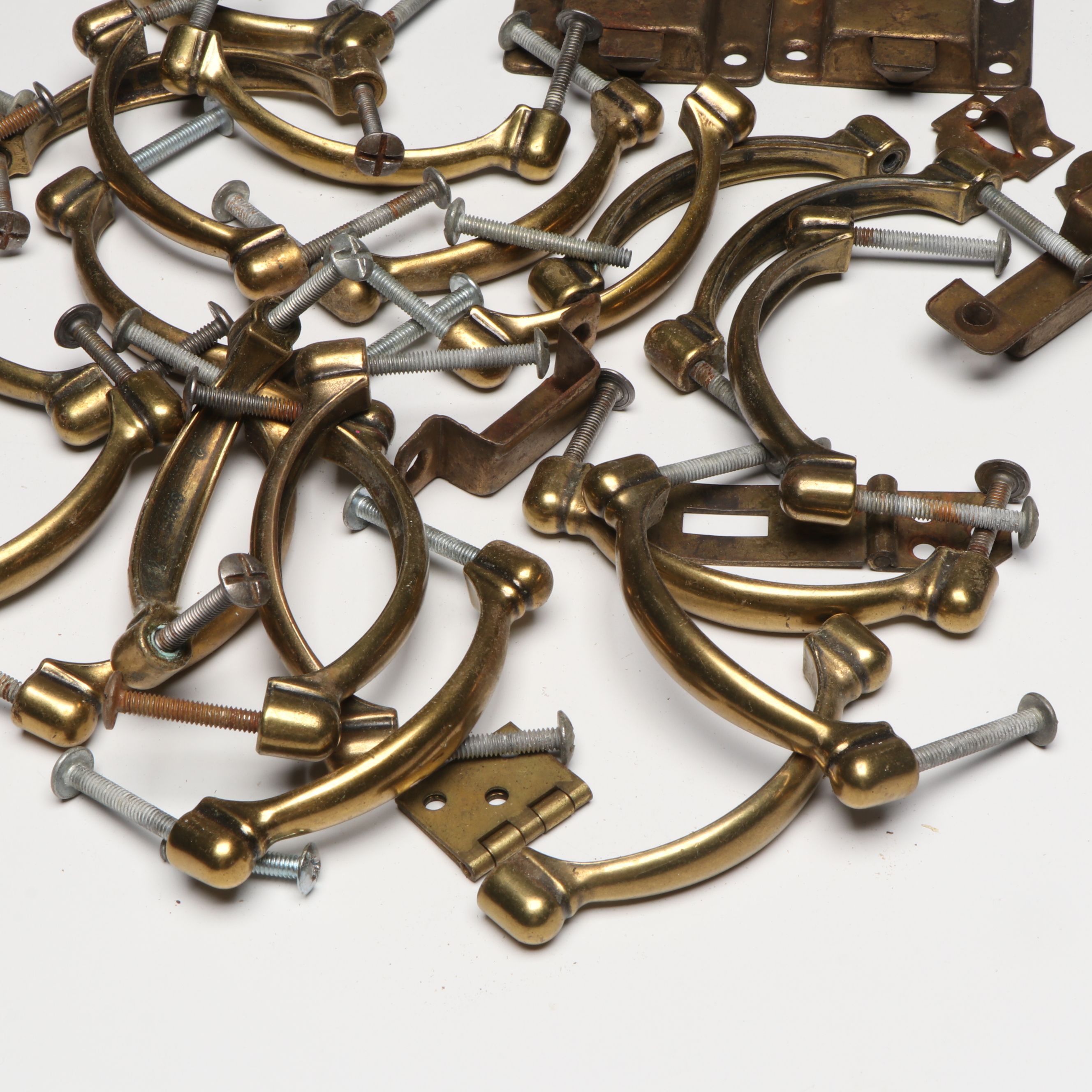 Dutch Wooden Pipe Rack with Bill Spike and More Brass and Metal Hardware