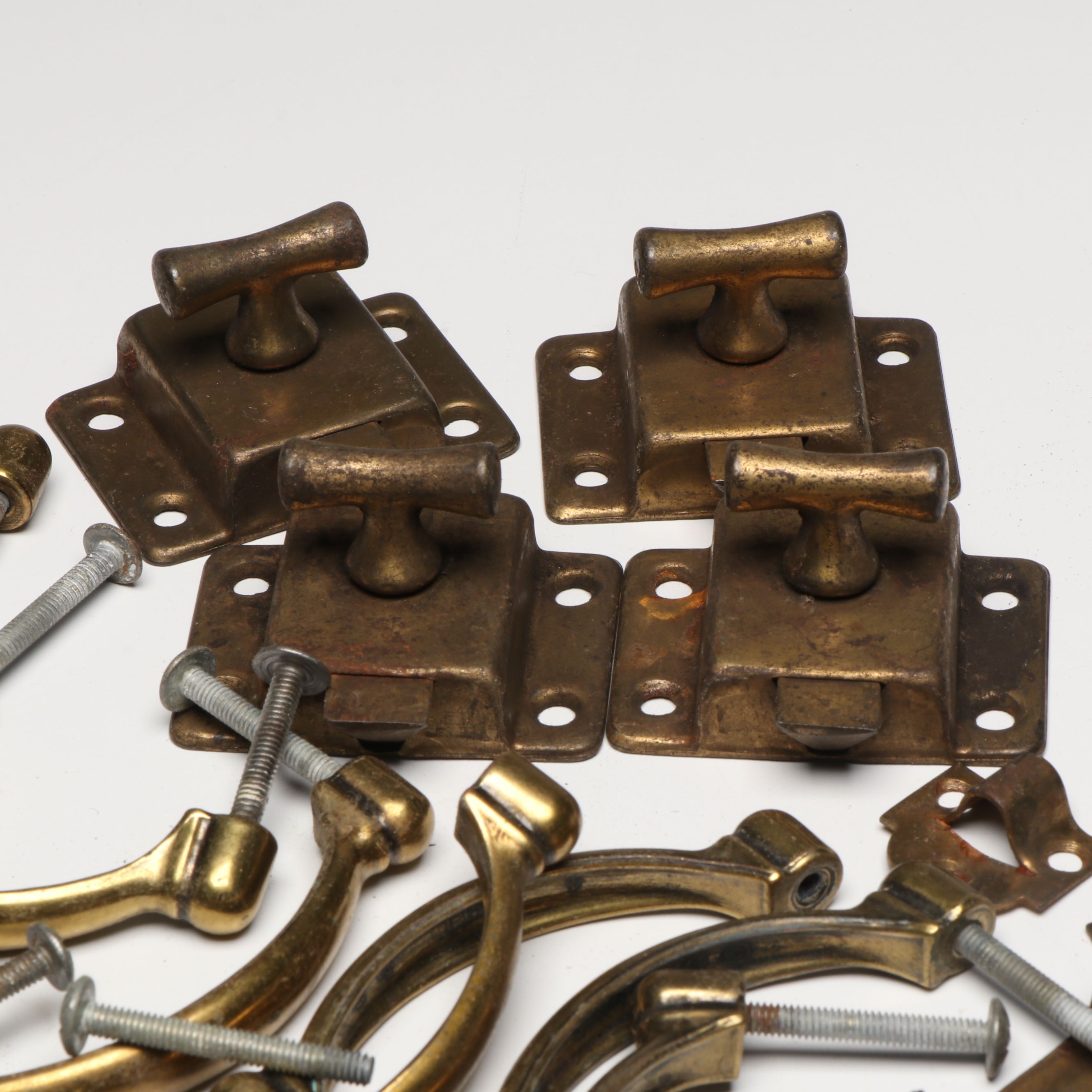 Dutch Wooden Pipe Rack with Bill Spike and More Brass and Metal Hardware