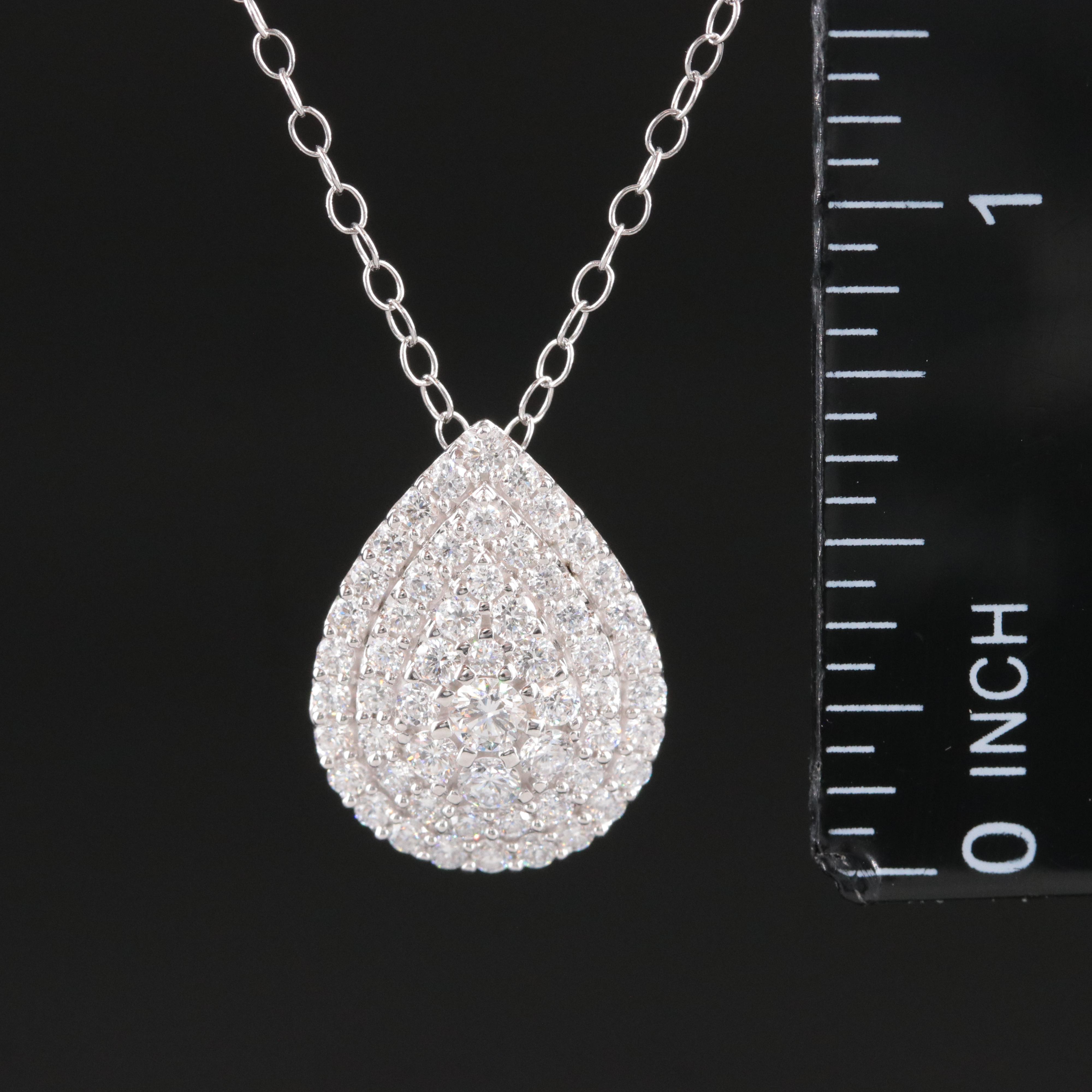 14K 1.01 CTW Lab Grown Diamond Necklace