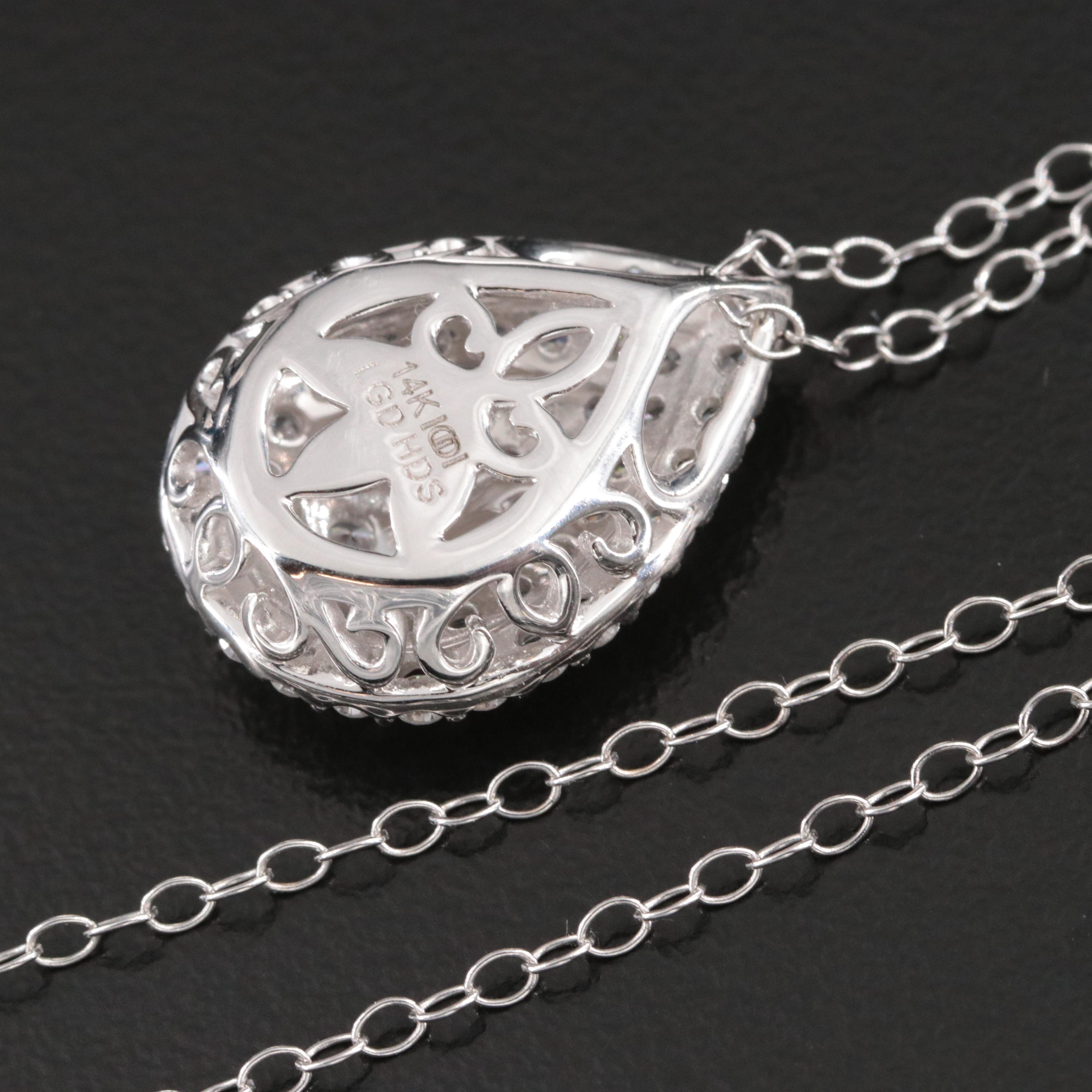 14K 1.01 CTW Lab Grown Diamond Necklace