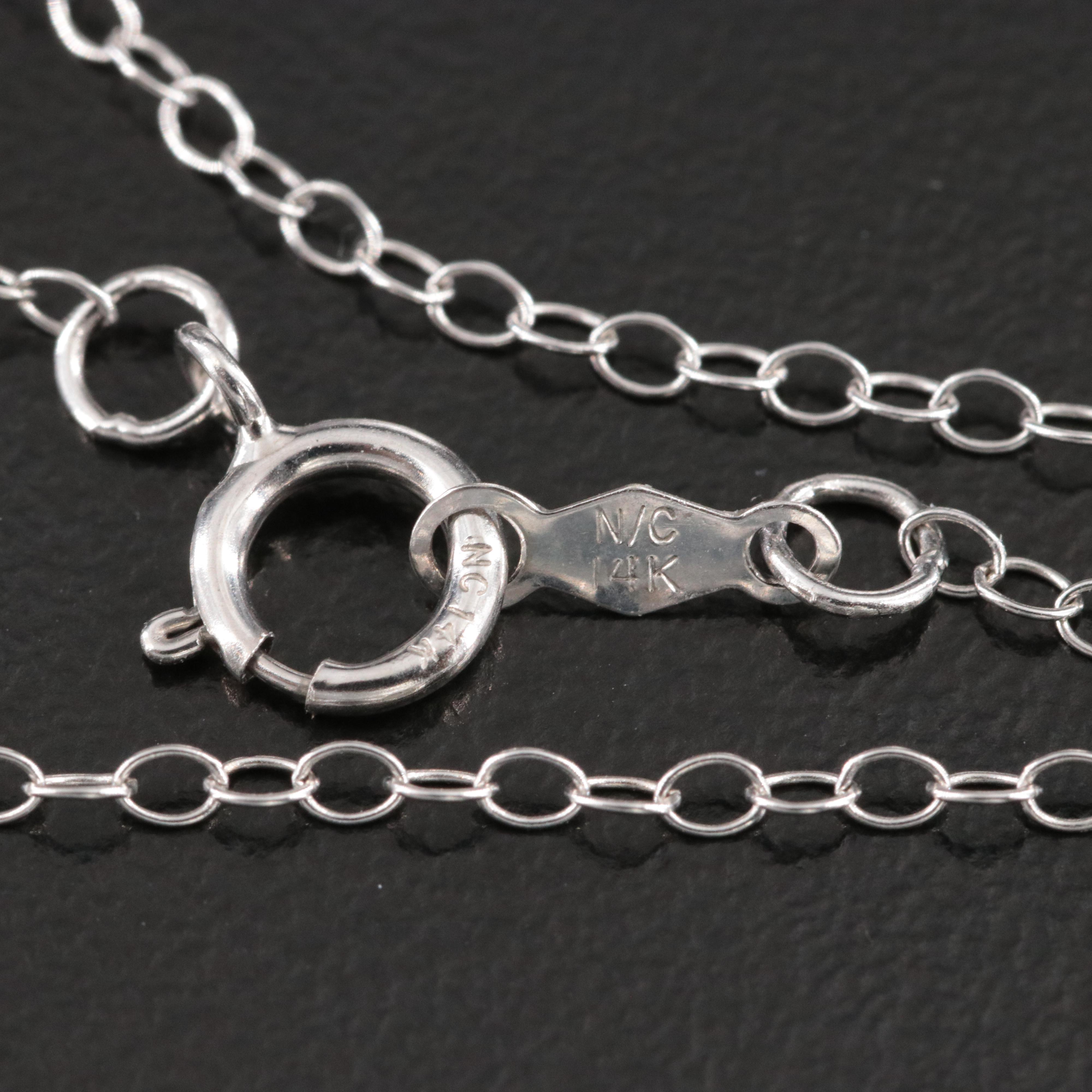 14K 1.01 CTW Lab Grown Diamond Necklace