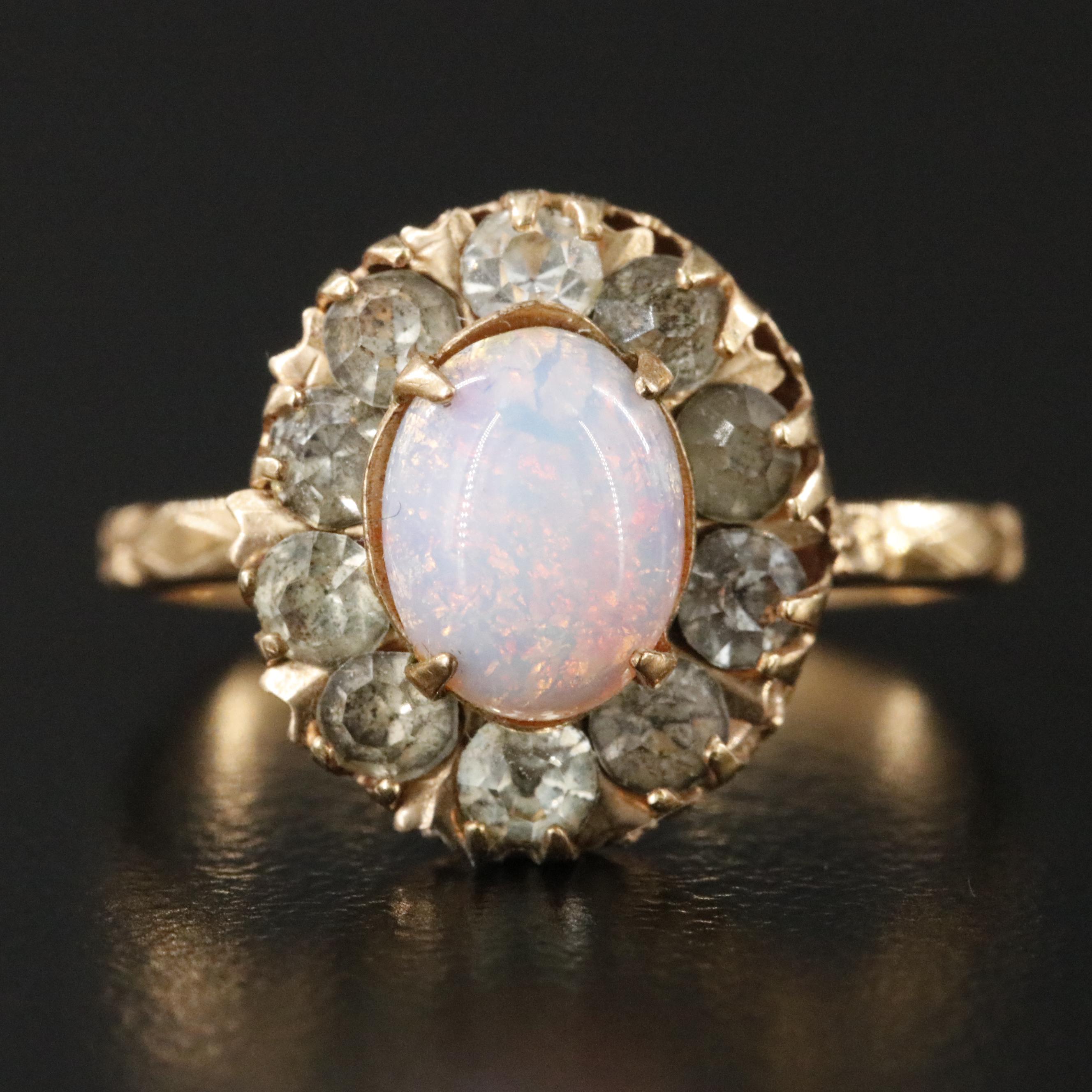 Vintage Imitation Gemstone Ring