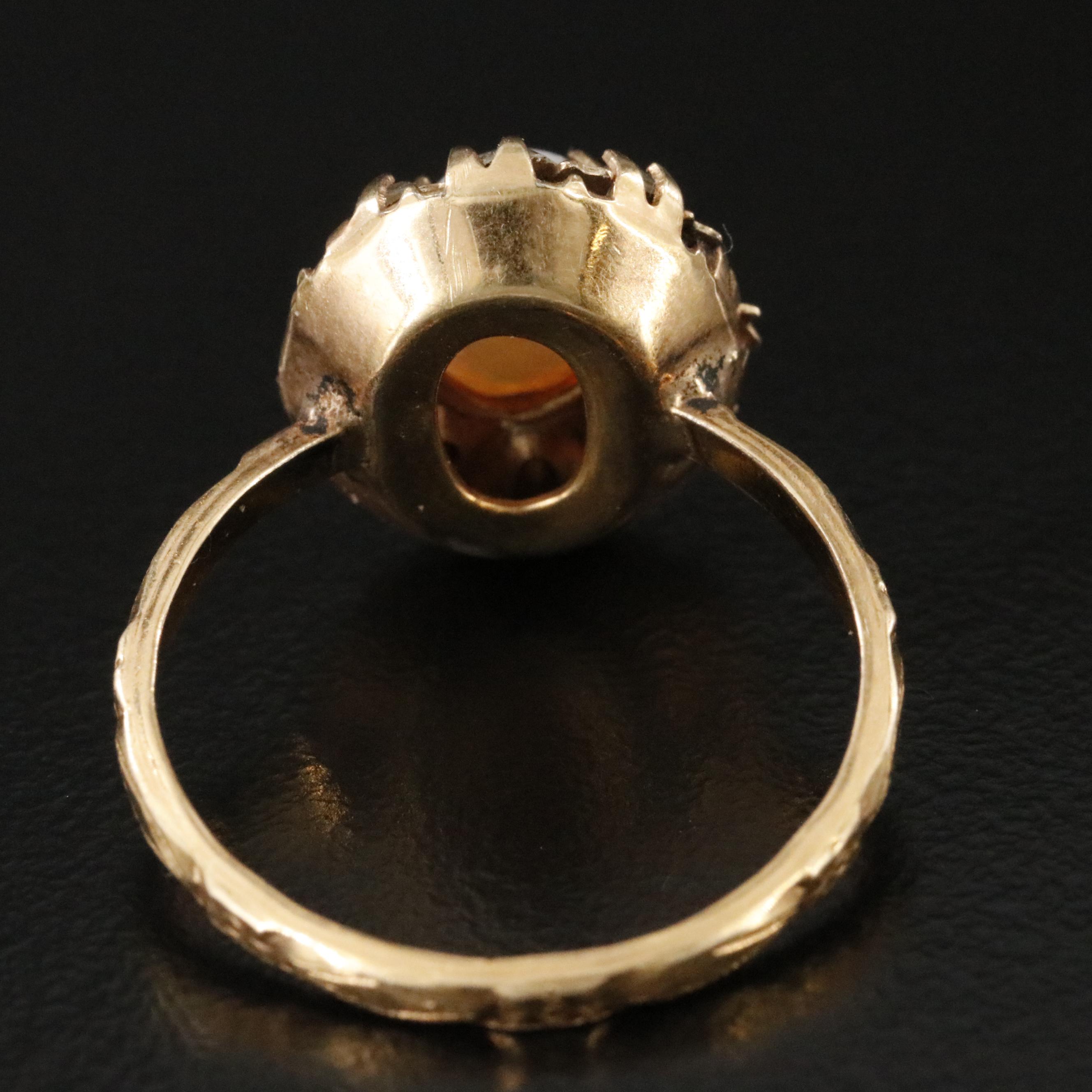 Vintage Imitation Gemstone Ring