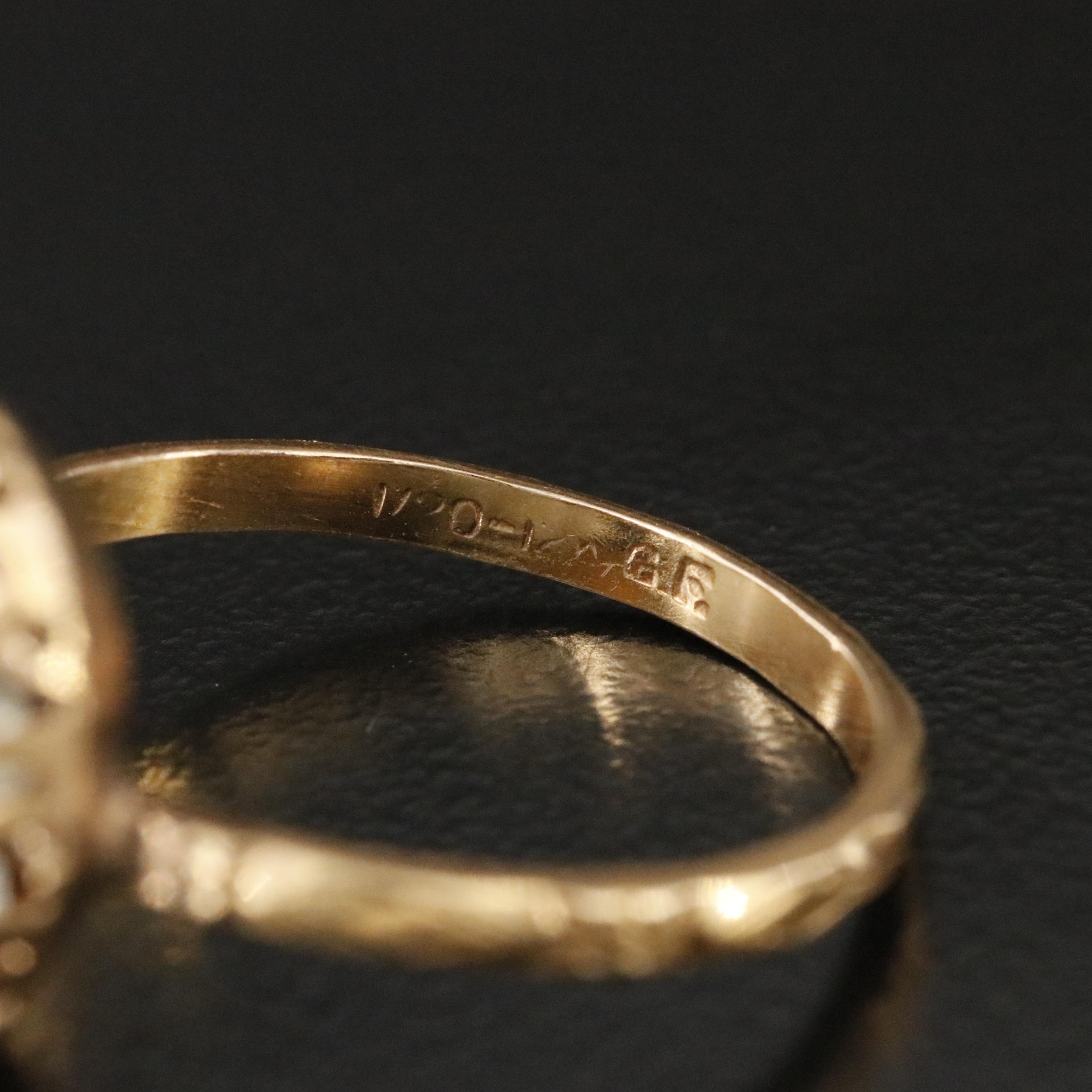 Vintage Imitation Gemstone Ring