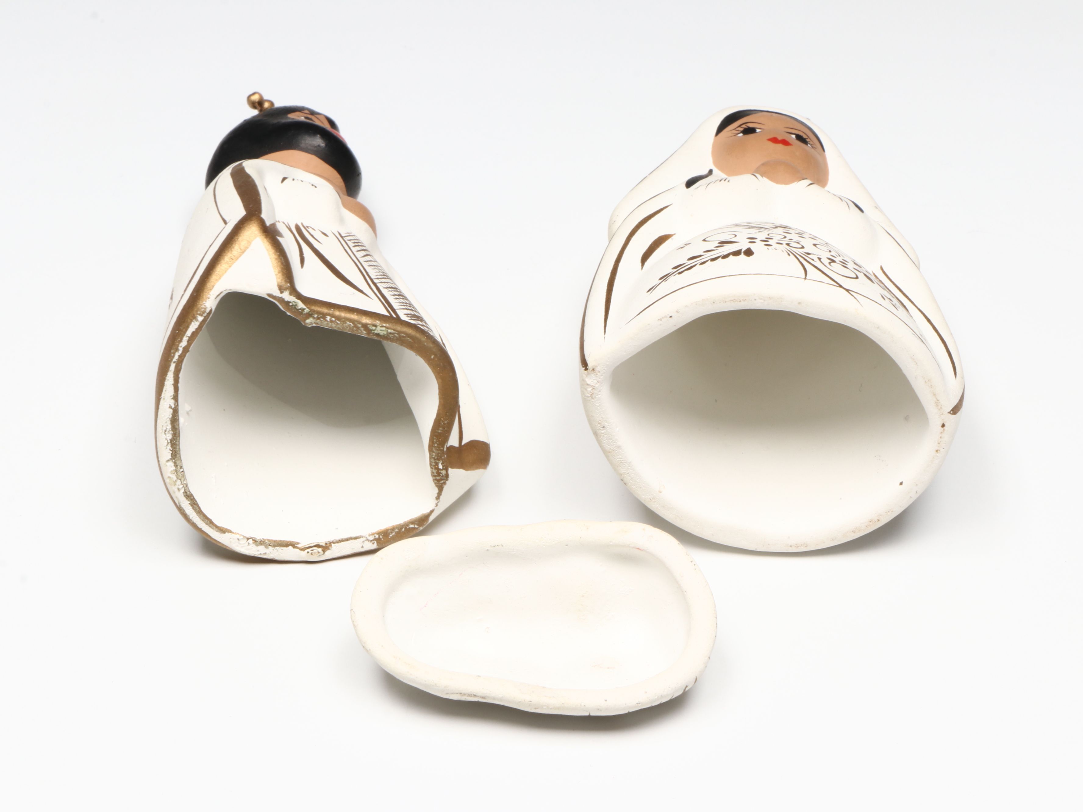 Polychrome Ceramic Nativity Set