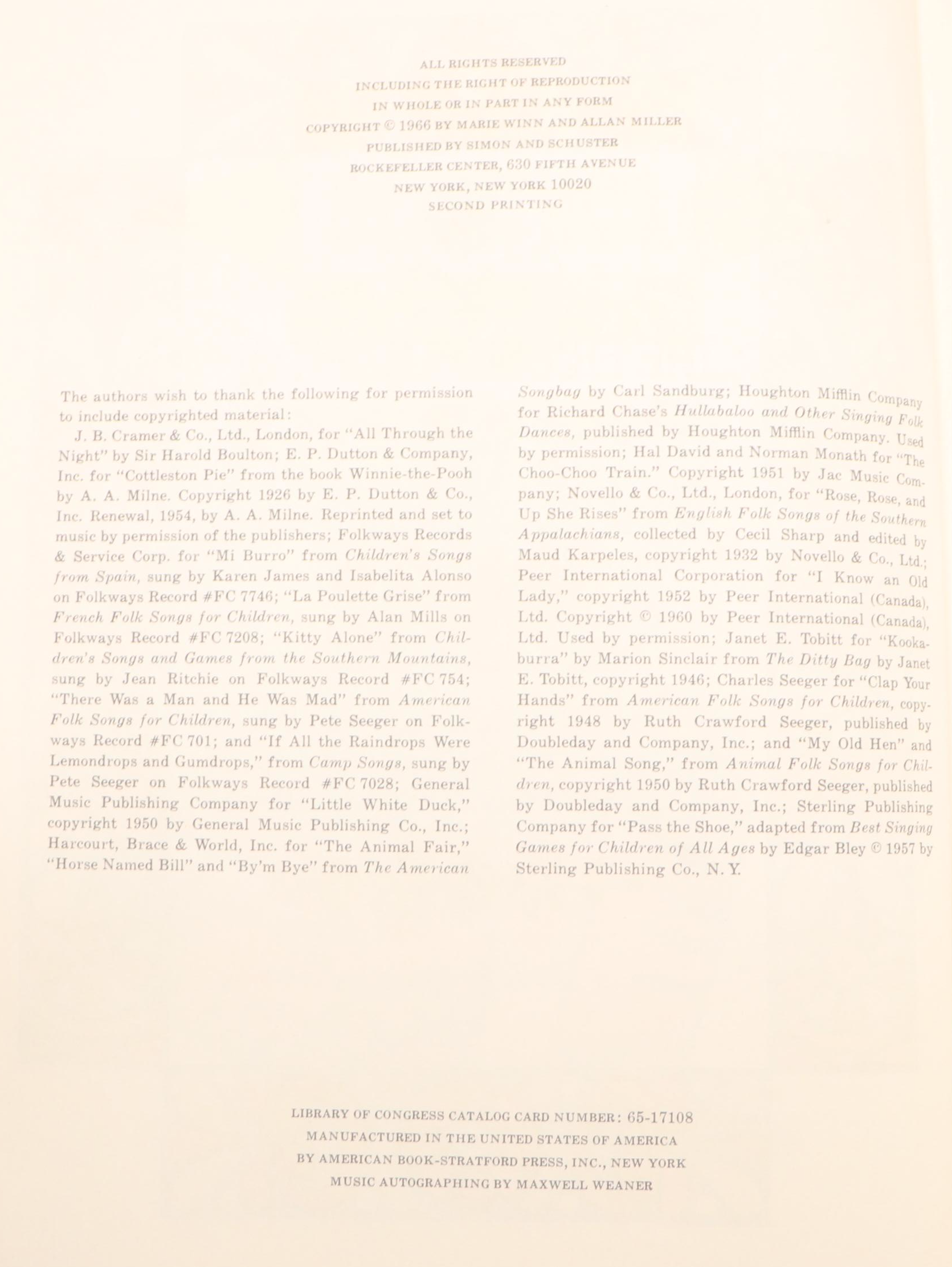 "The Fireside Book of Children's Songs" and More Illustrated Children's Books