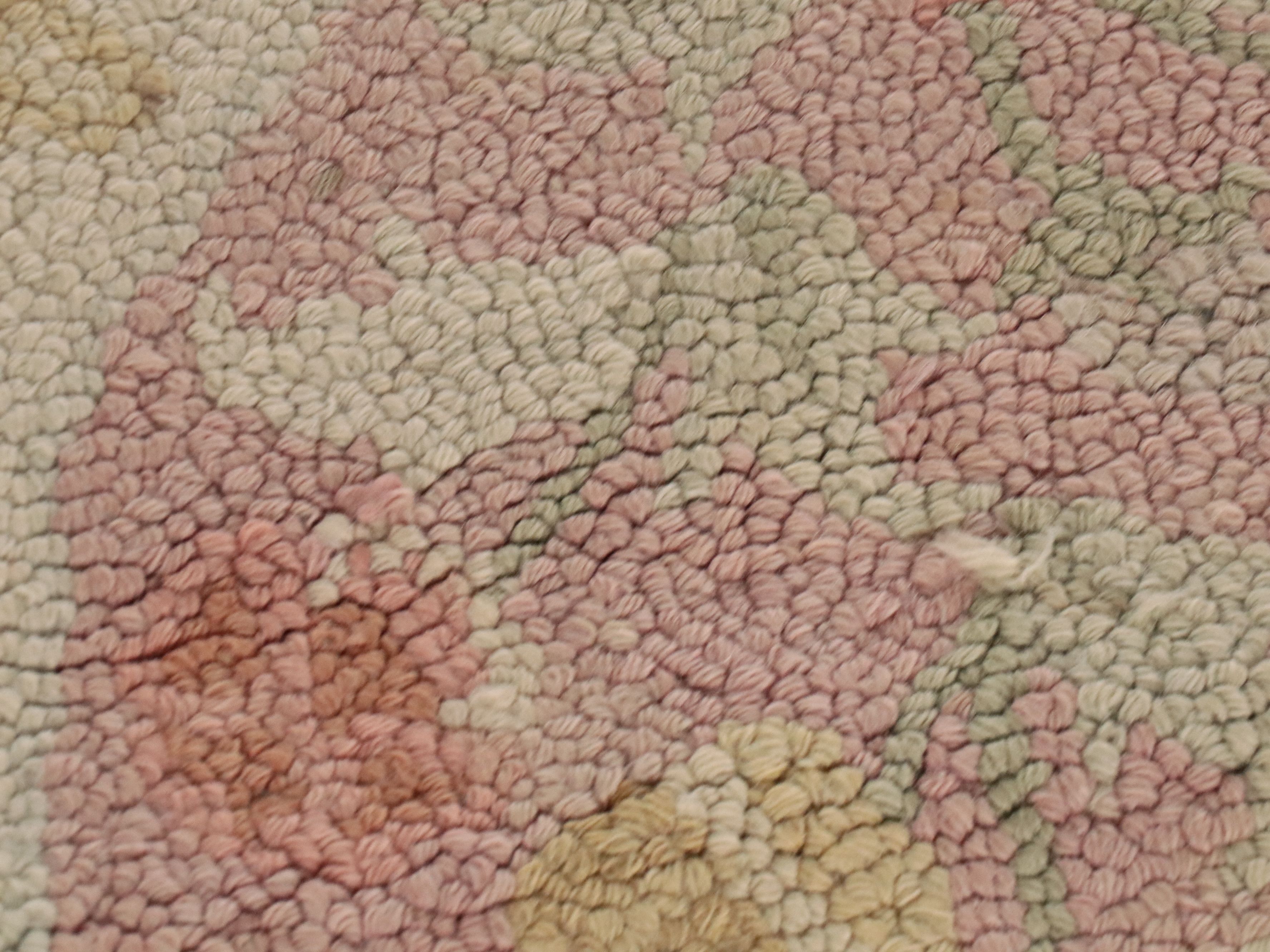 3'1 x 4'11 and Other Handmade Hooked Wool and Woven Rag Rug Accent Rugs