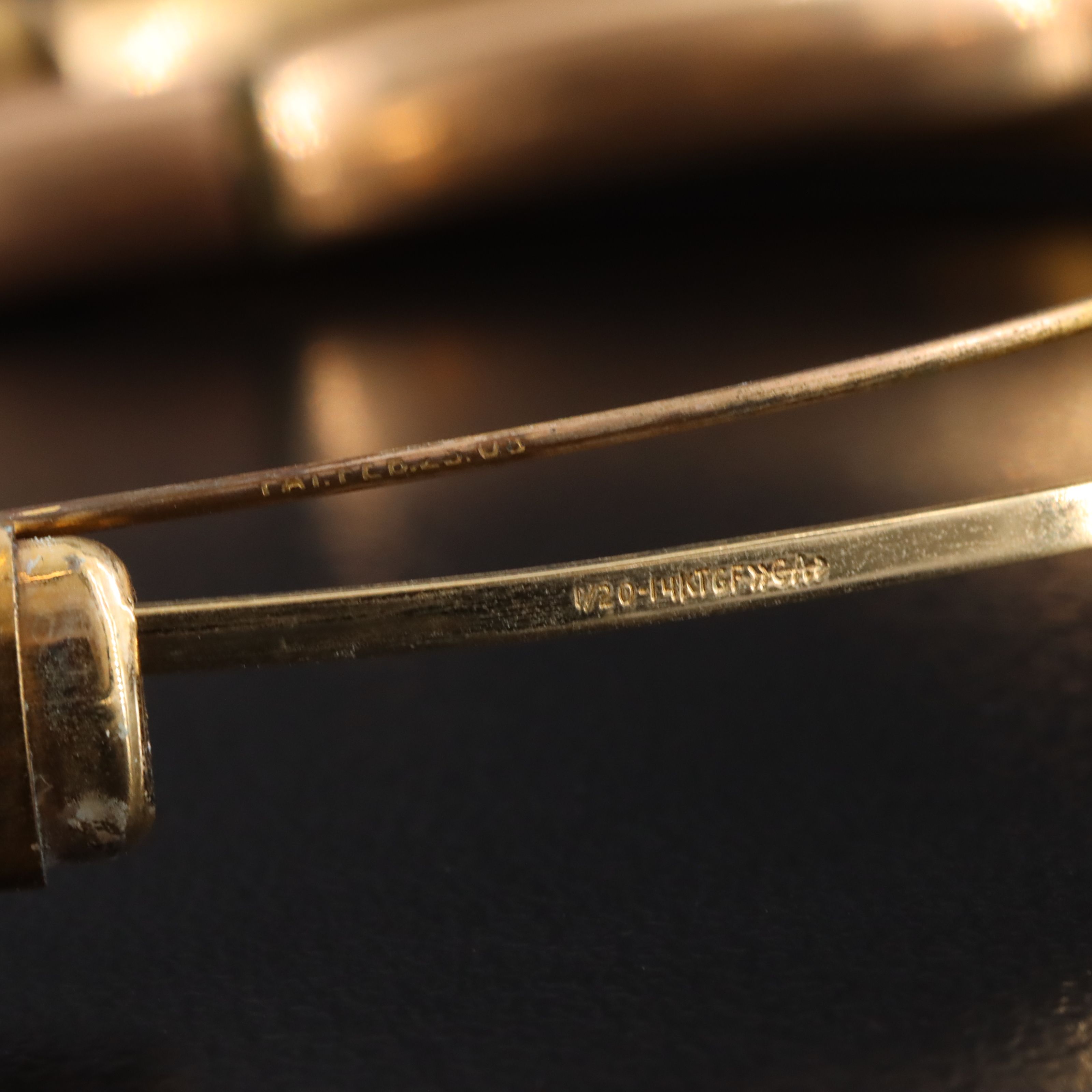 Victorian 14K Taille d’Epargné and Vintage Gold-Filled Hinged Bracelets