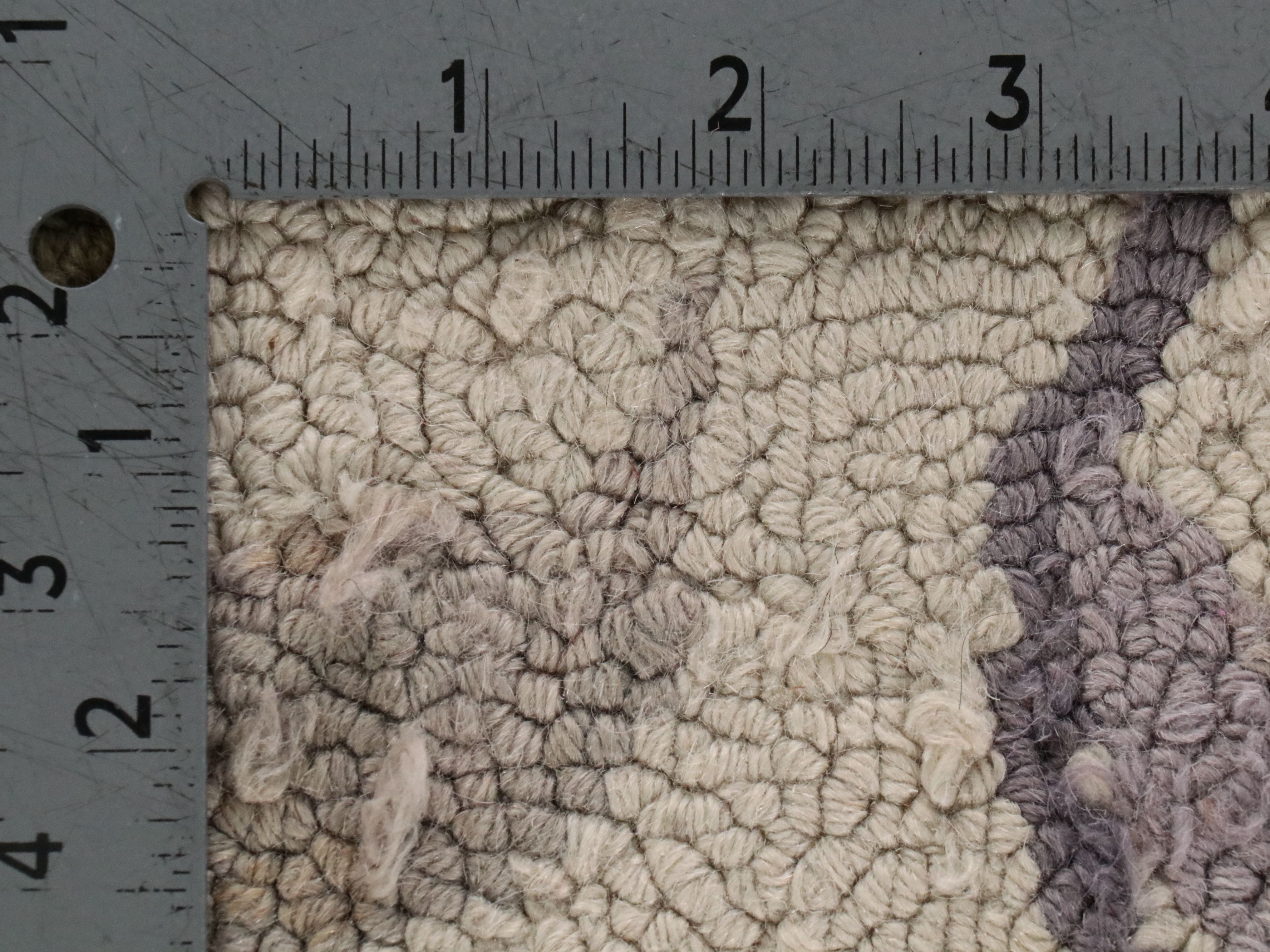 3'1 x 4'11 and Other Handmade Hooked Wool and Woven Rag Rug Accent Rugs