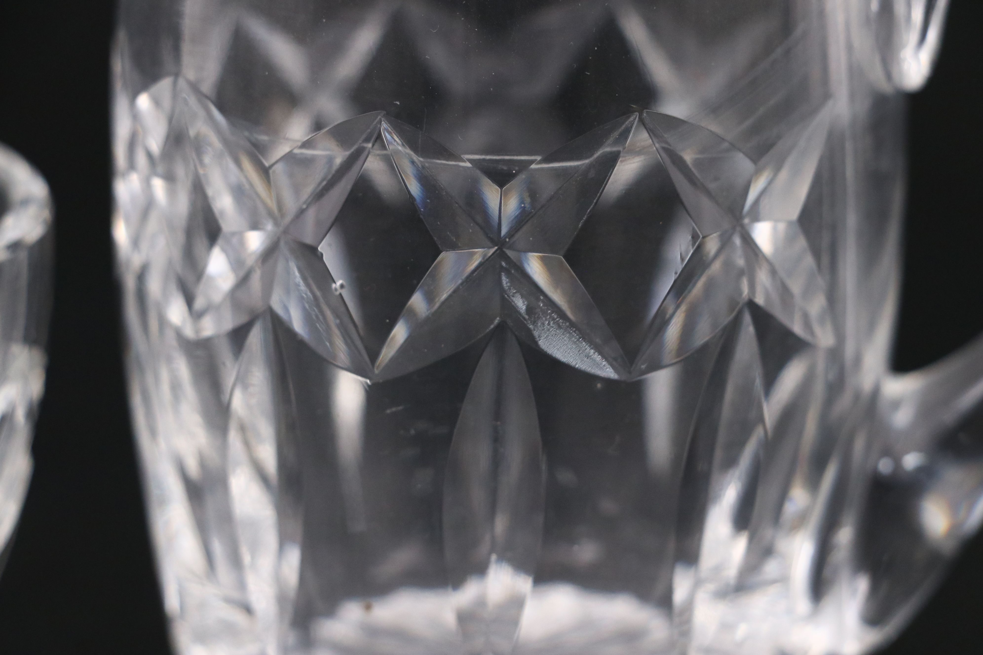 Waterford "Glandore" Crystal Centerpiece Bowl with Other Bowls and Creamers