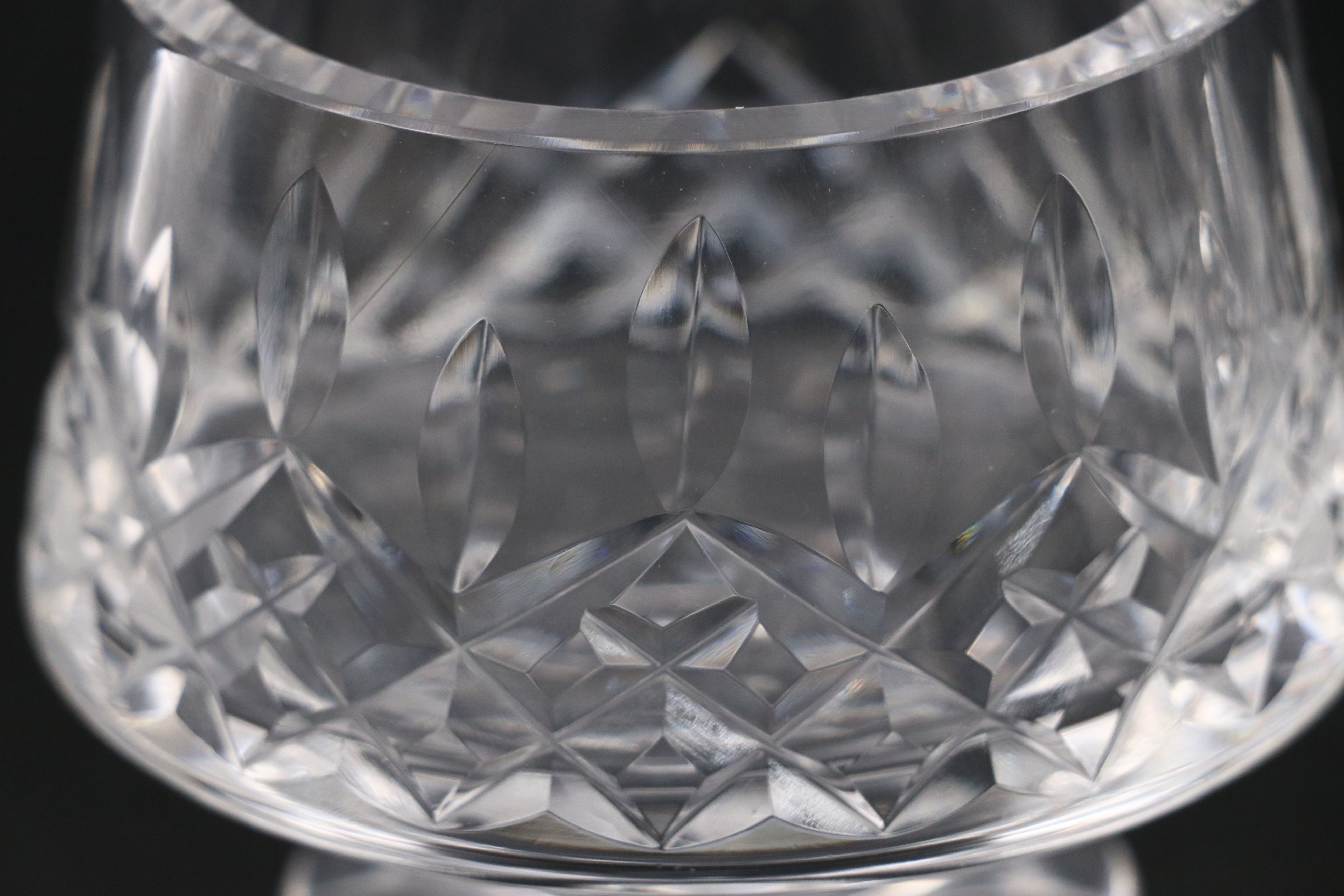 Waterford "Glandore" Crystal Centerpiece Bowl with Other Bowls and Creamers