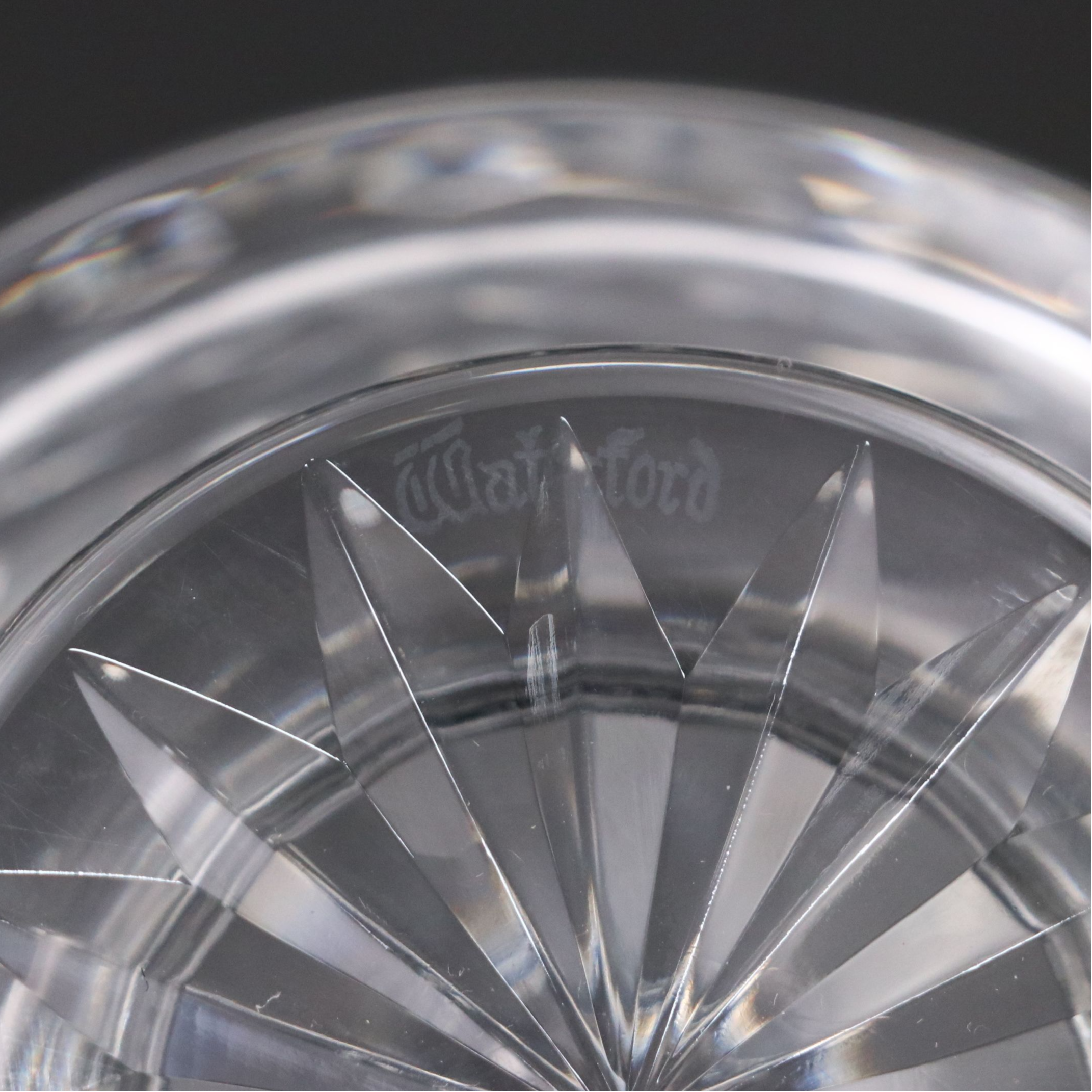 Waterford "Glandore" Crystal Centerpiece Bowl with Other Bowls and Creamers