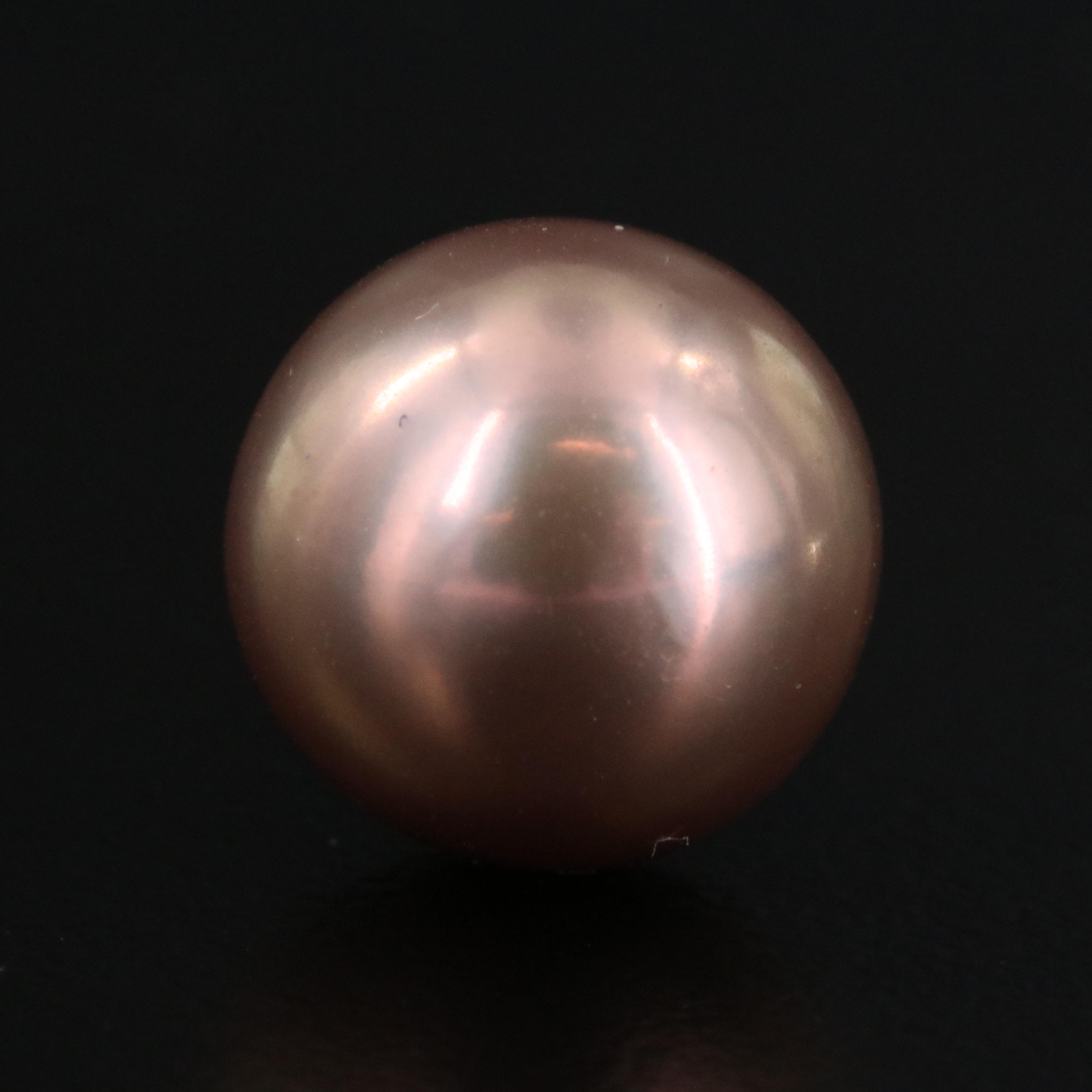 18K Pearl Stud Earrings