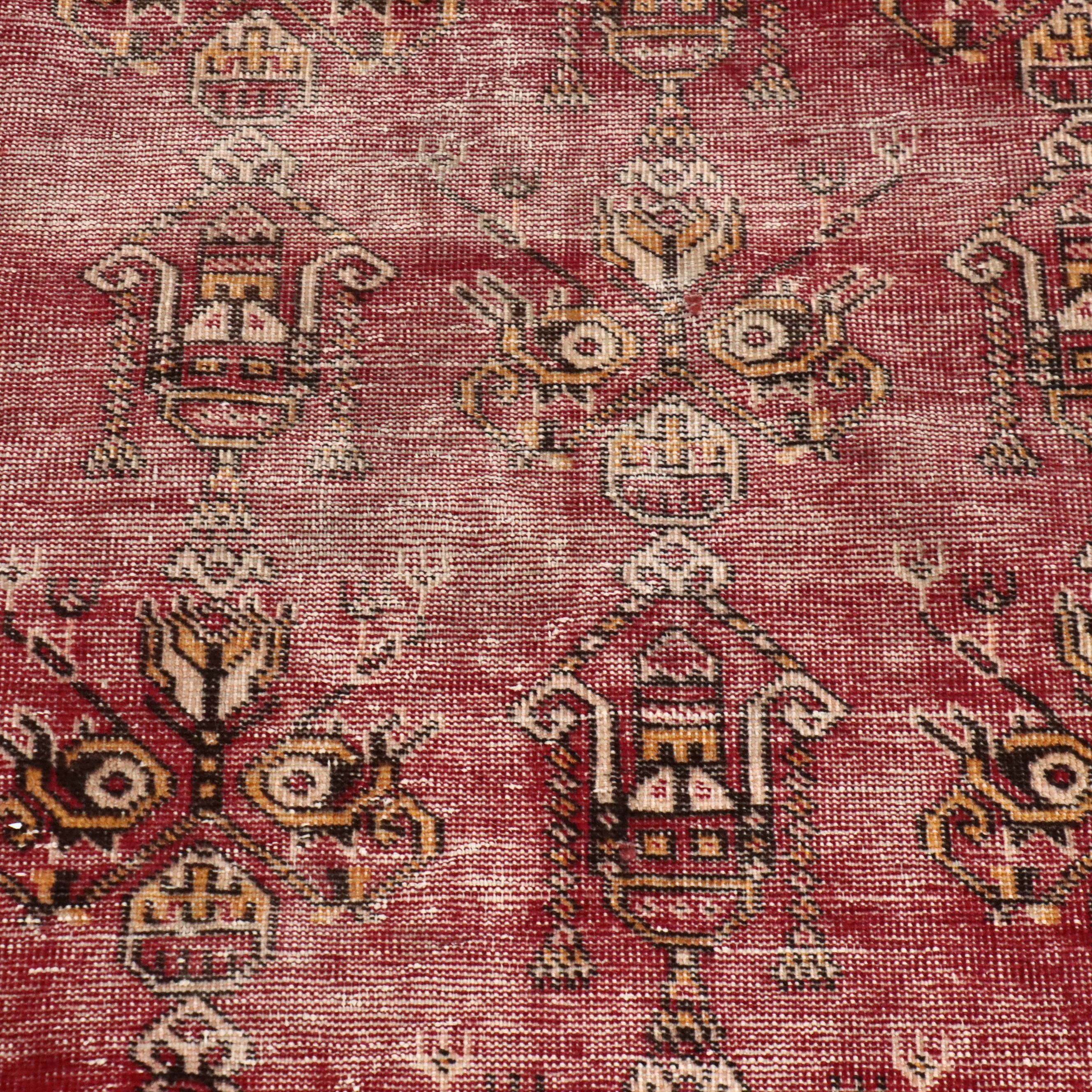 3'8 x 6'3 Hand-Knotted Persian Afshar Area Rug