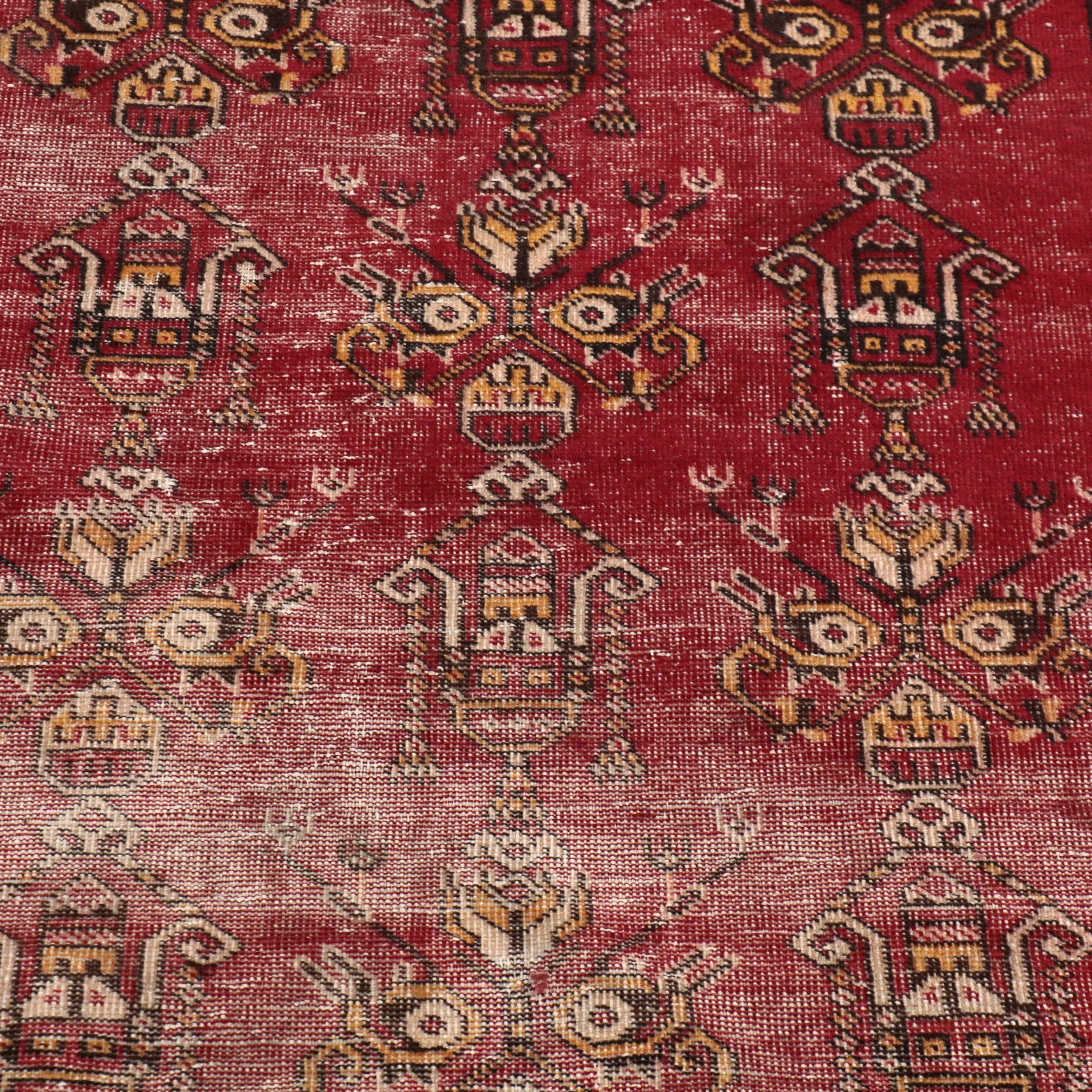 3'8 x 6'3 Hand-Knotted Persian Afshar Area Rug