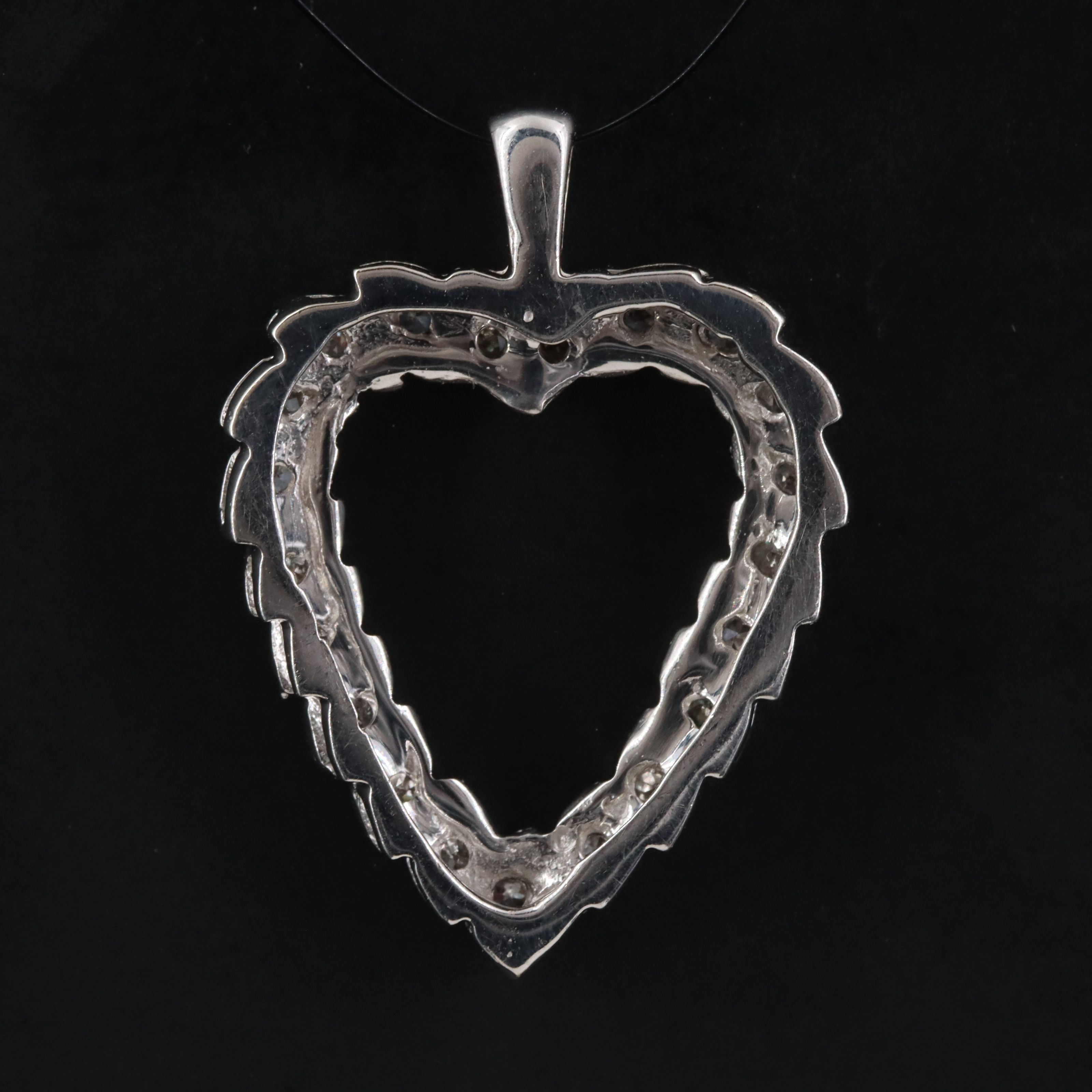 14K 0.32 CTW Diamond Heart Pendant