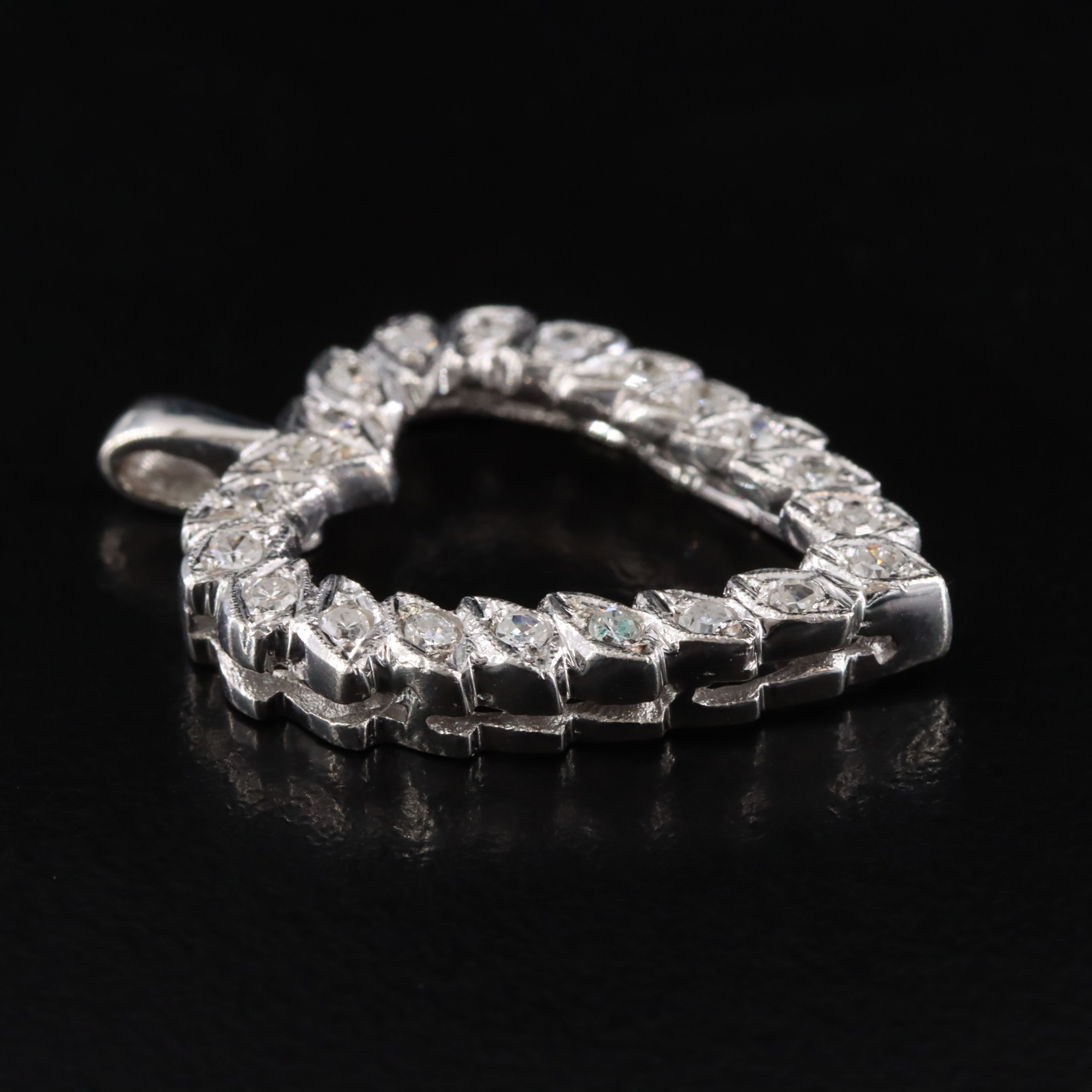 14K 0.32 CTW Diamond Heart Pendant