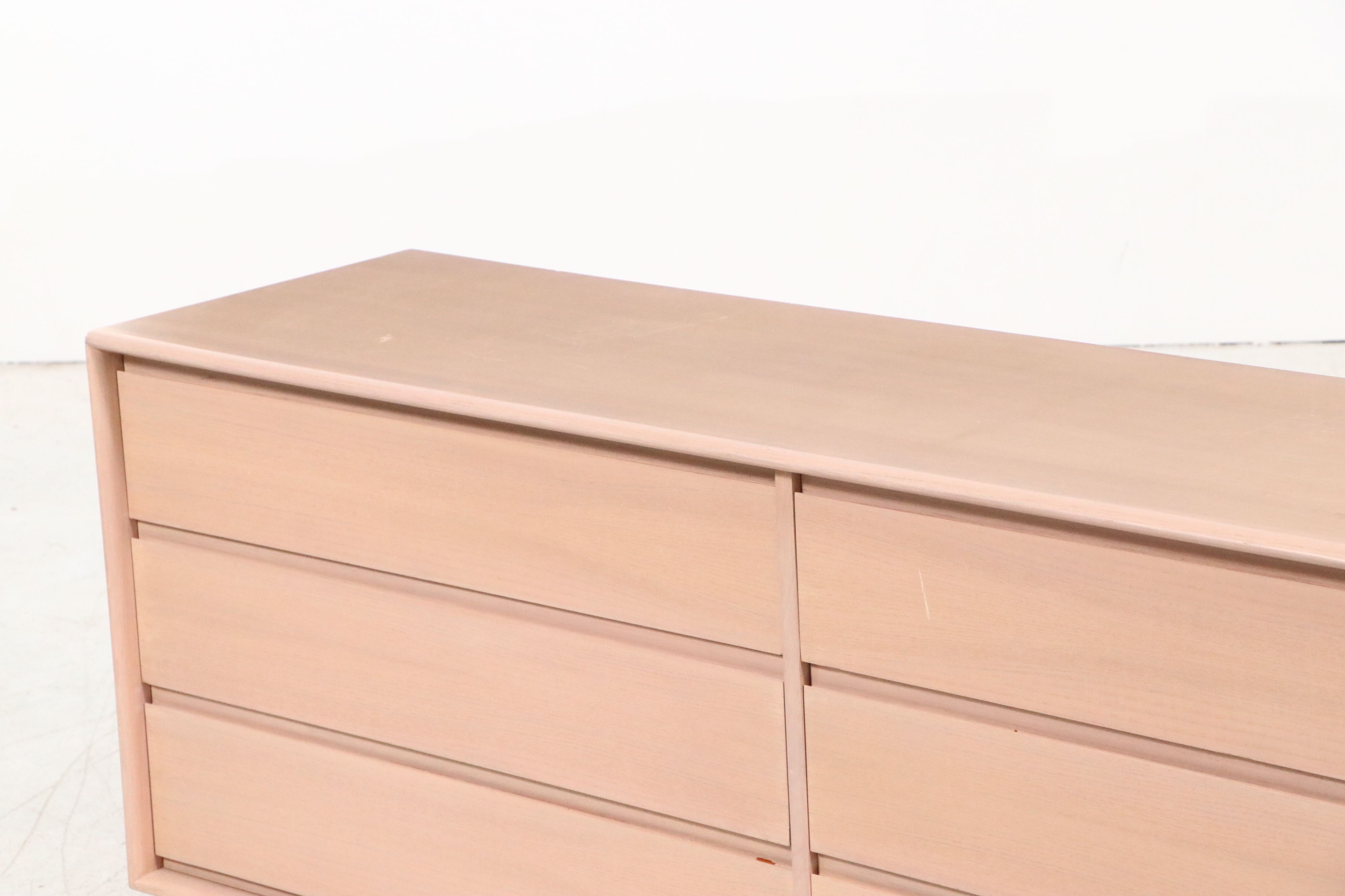 Mid Century Modern Style Blonde Wood Chest of Drawers