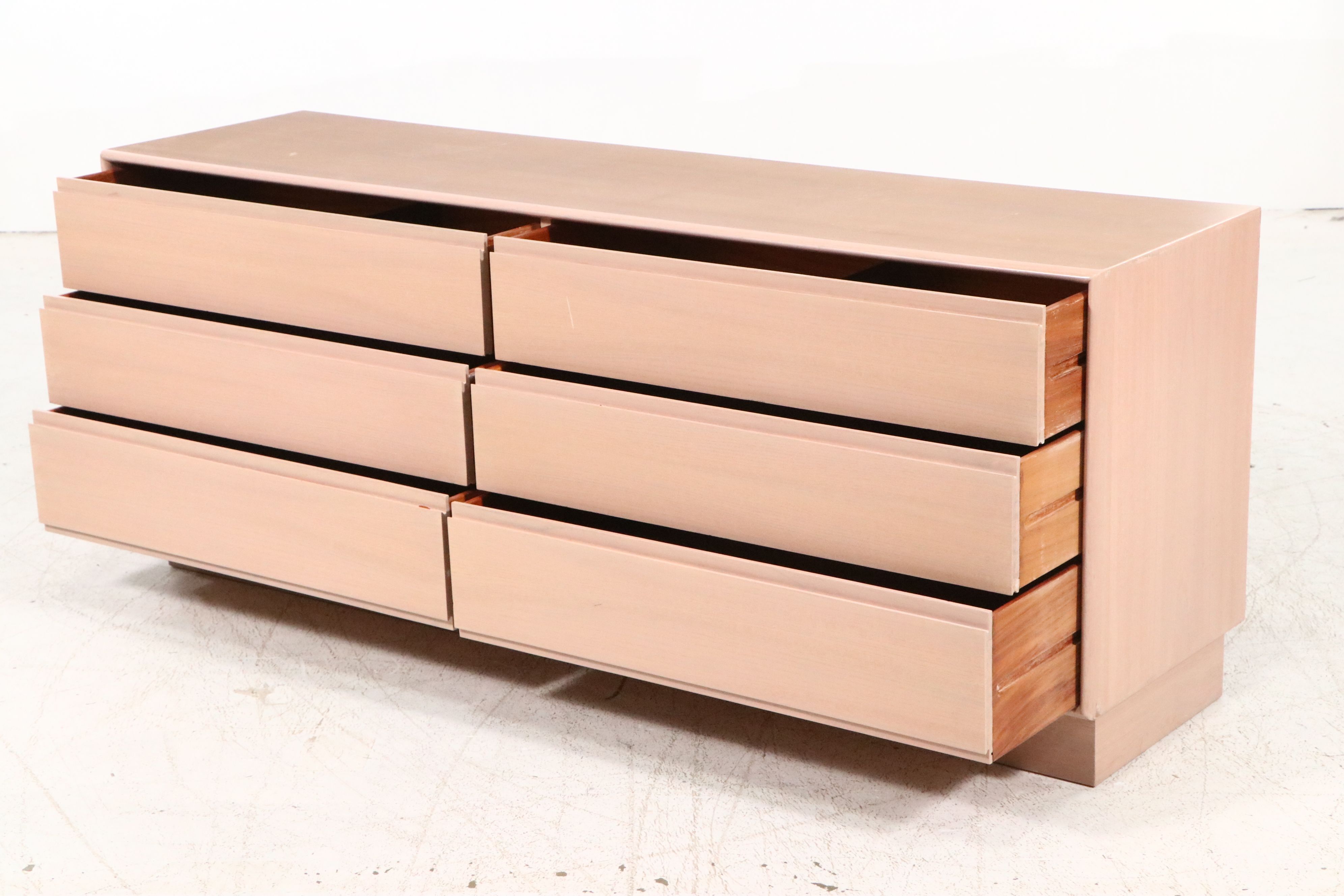 Mid Century Modern Style Blonde Wood Chest of Drawers