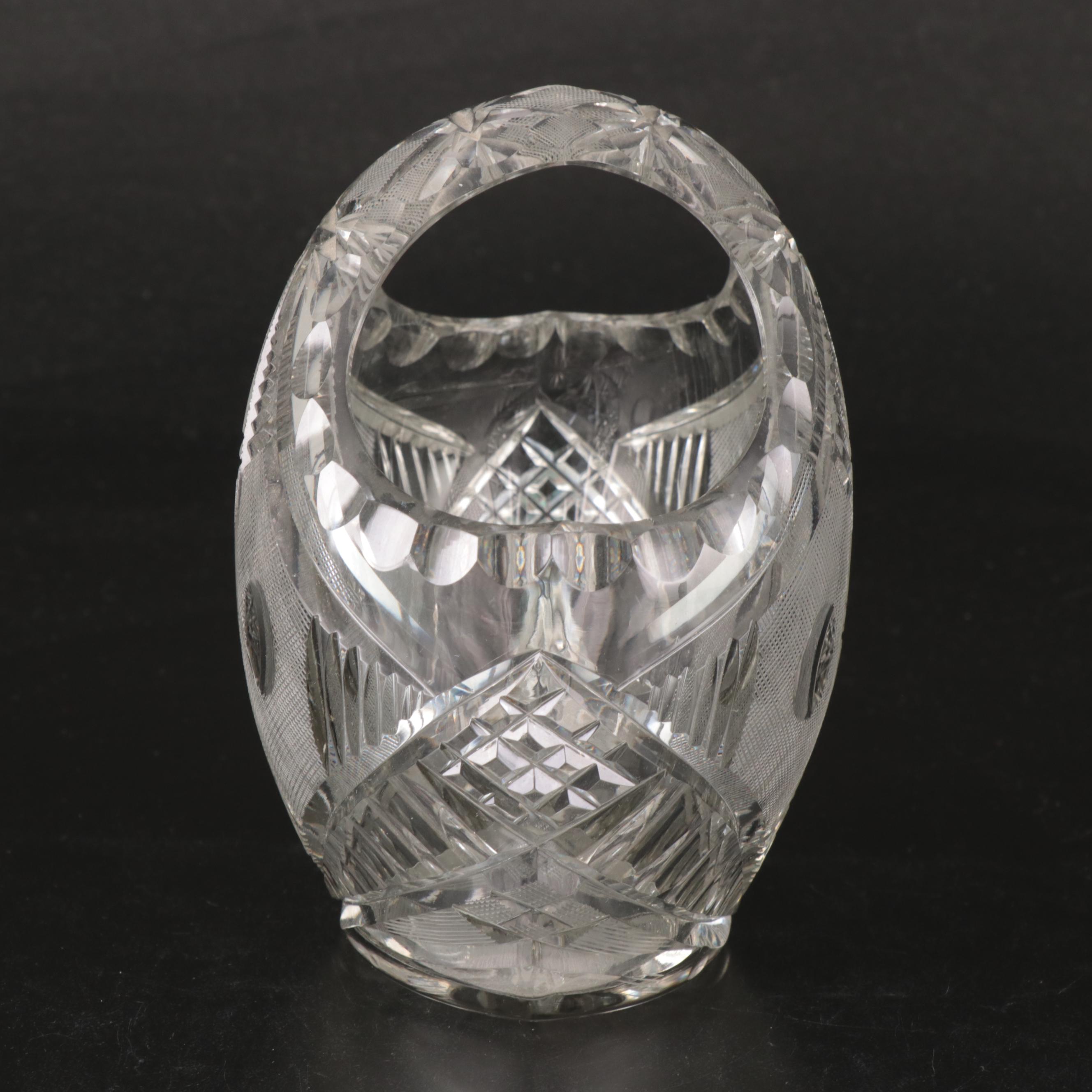 American Brilliant Cut Crystal Bowl, Oval Dish, Shakers, and More Table Décor