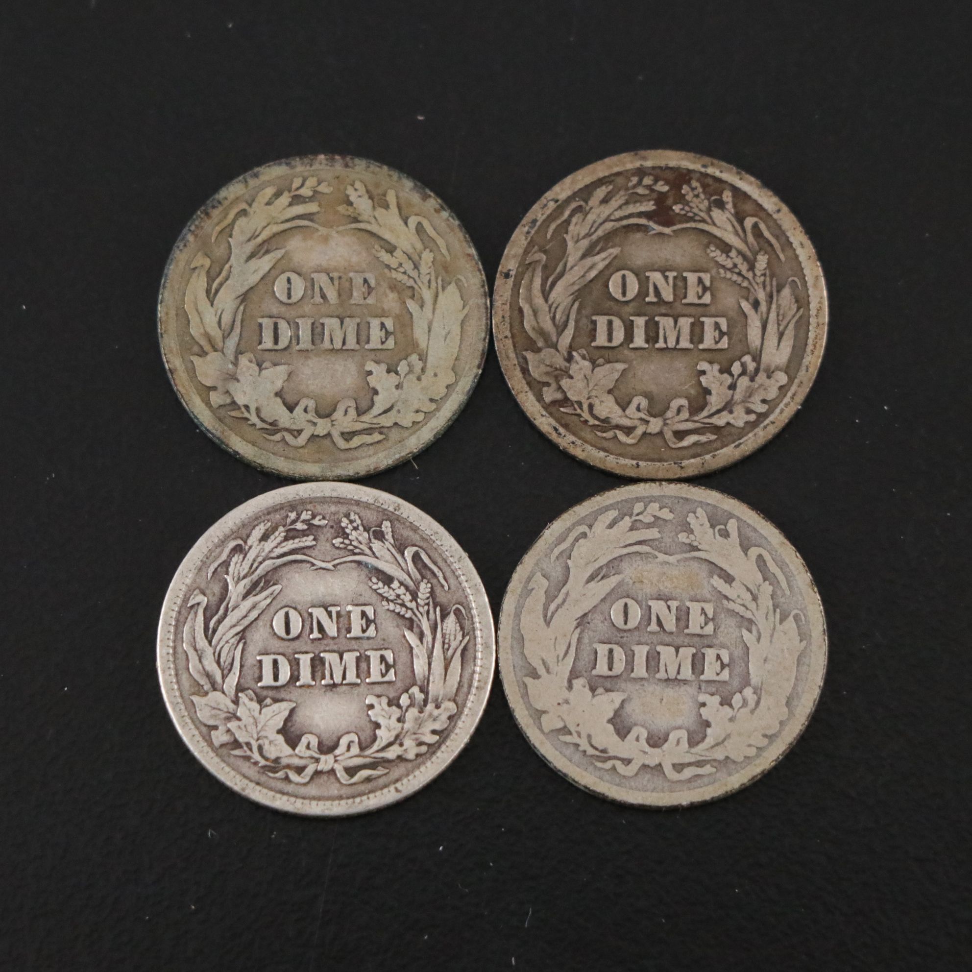 Fifty-Six Barber Silver Dimes